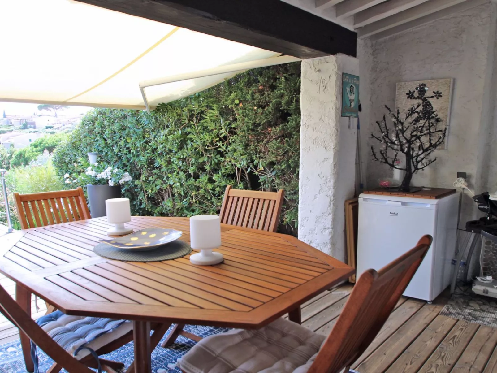 Haus 6 pers - Blick aufs Meer - Schwimmbad - Klima - Wifi - Binnen