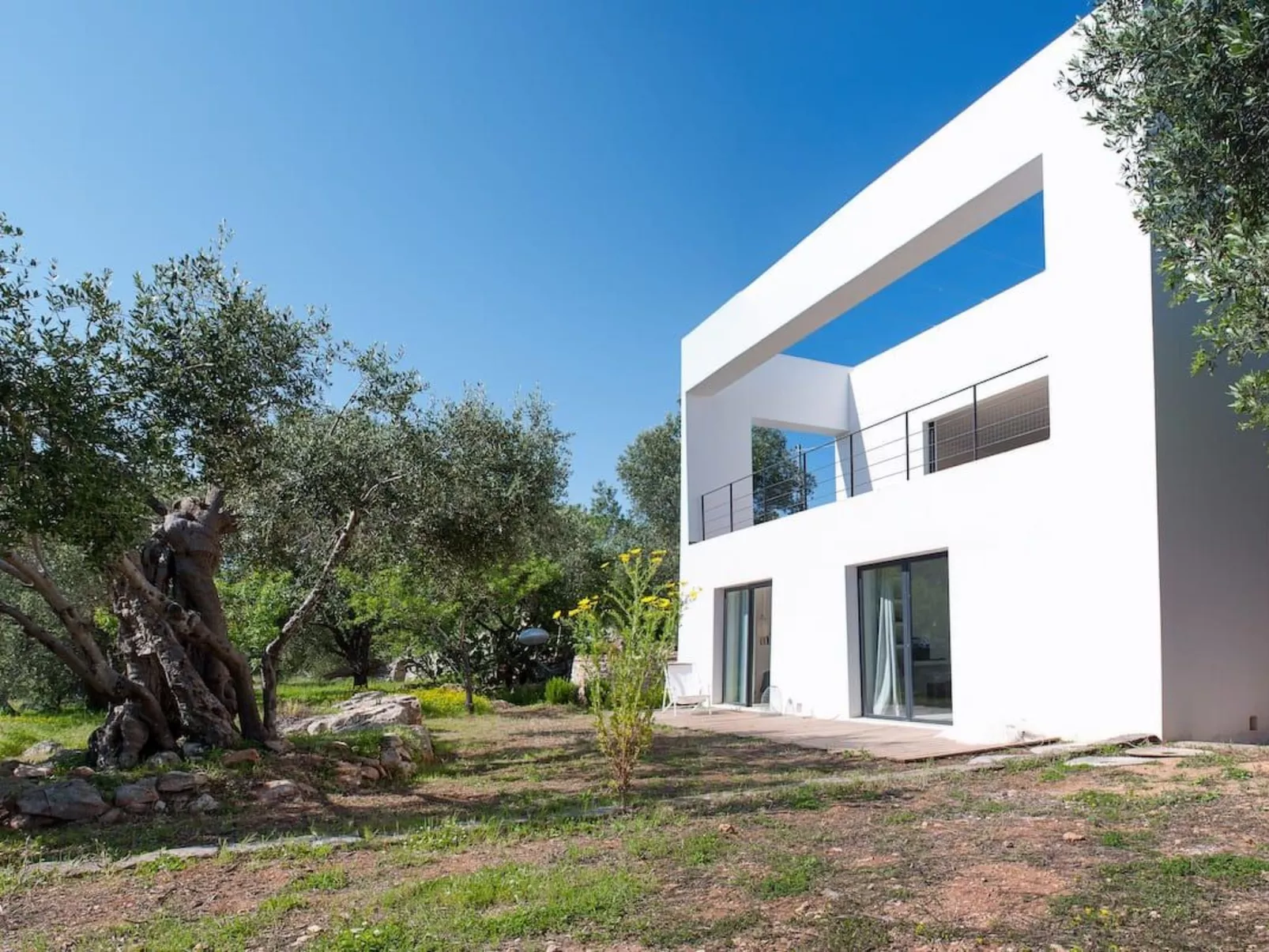 Architektenvilla mit Meerblick im Süden Apuliens - Buiten