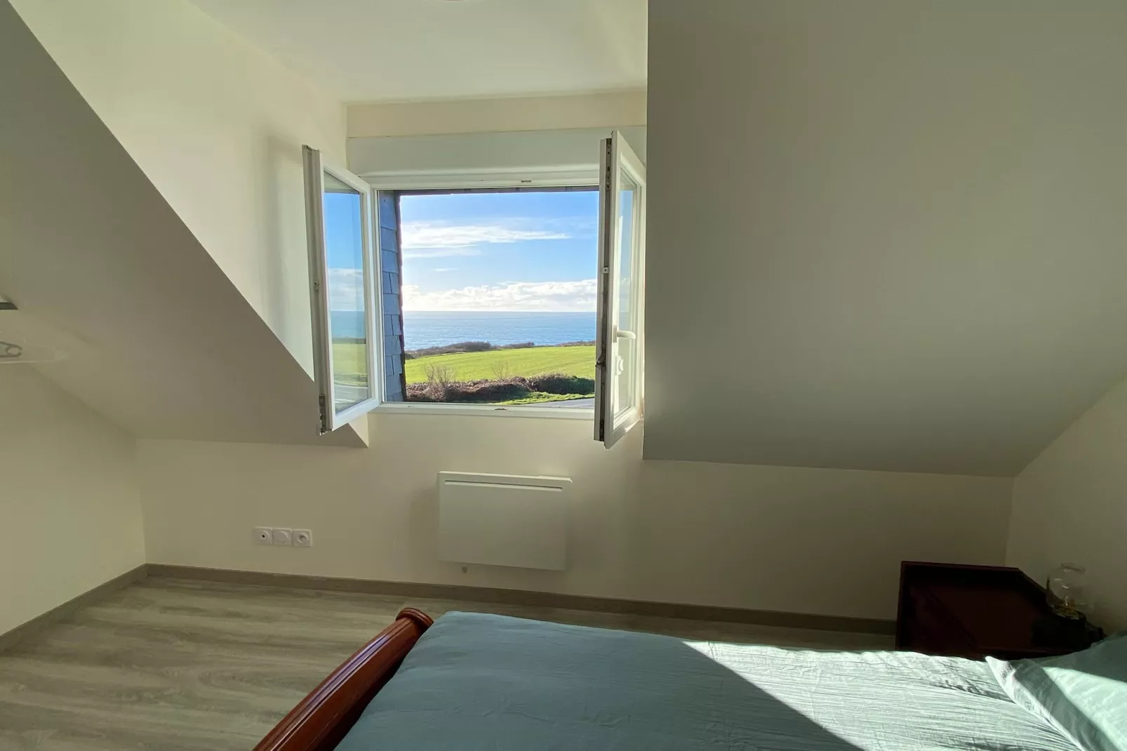 Ferienhaus mit Panoramablick Le Conquet - Slaapkamer