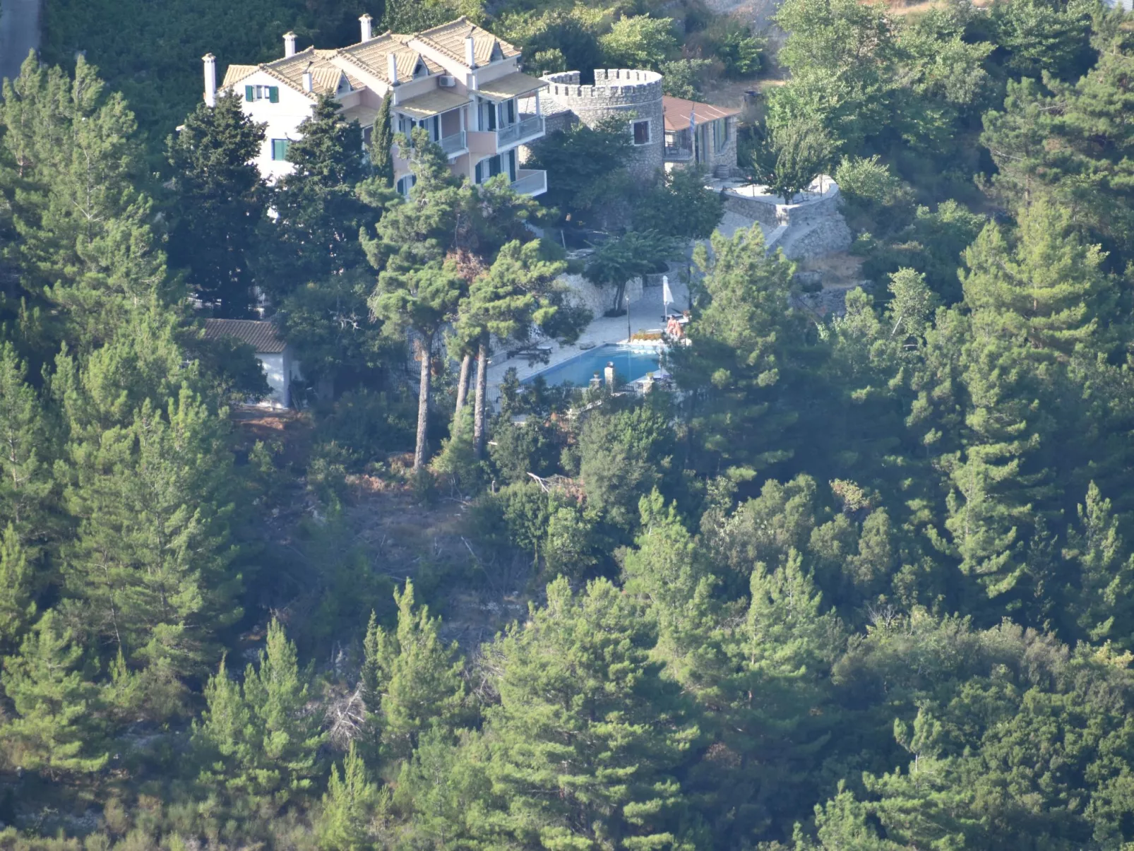 Sommer Dafnopanagia Luxusstudio Ourania - Buiten