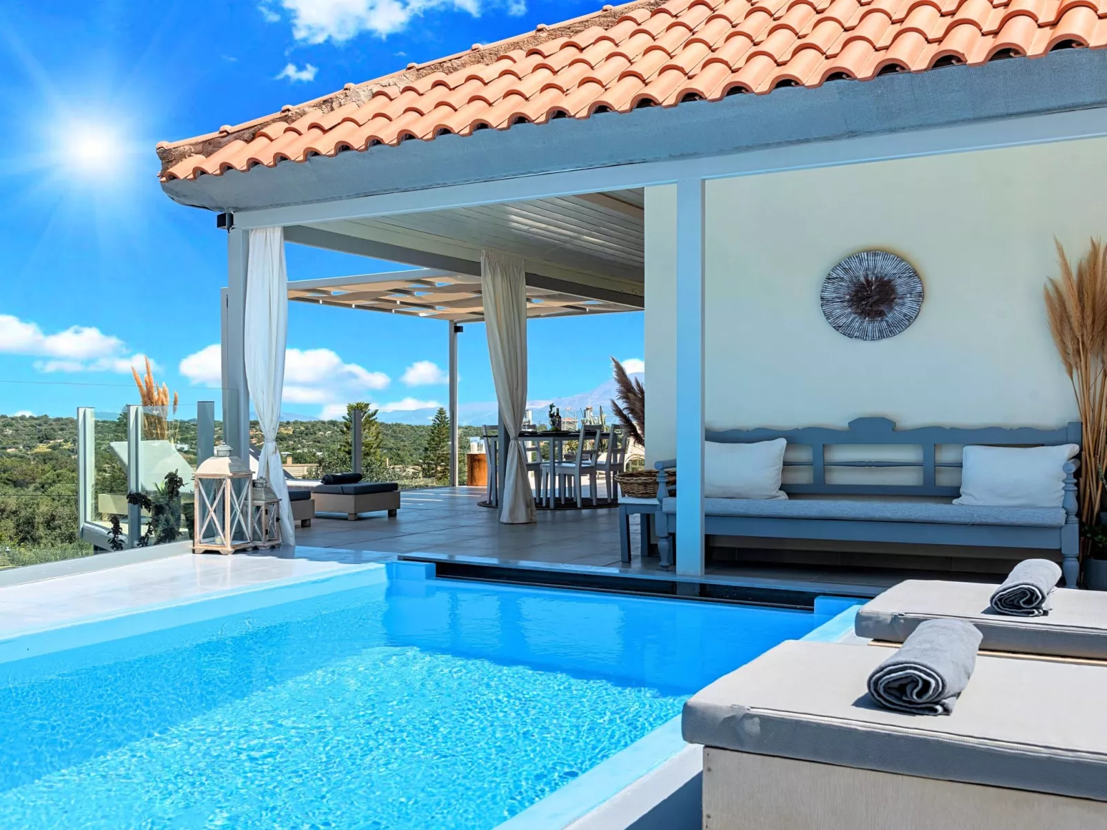 Olivengrüne Villa mit privatem beheiztem Pool - Image-tags.info