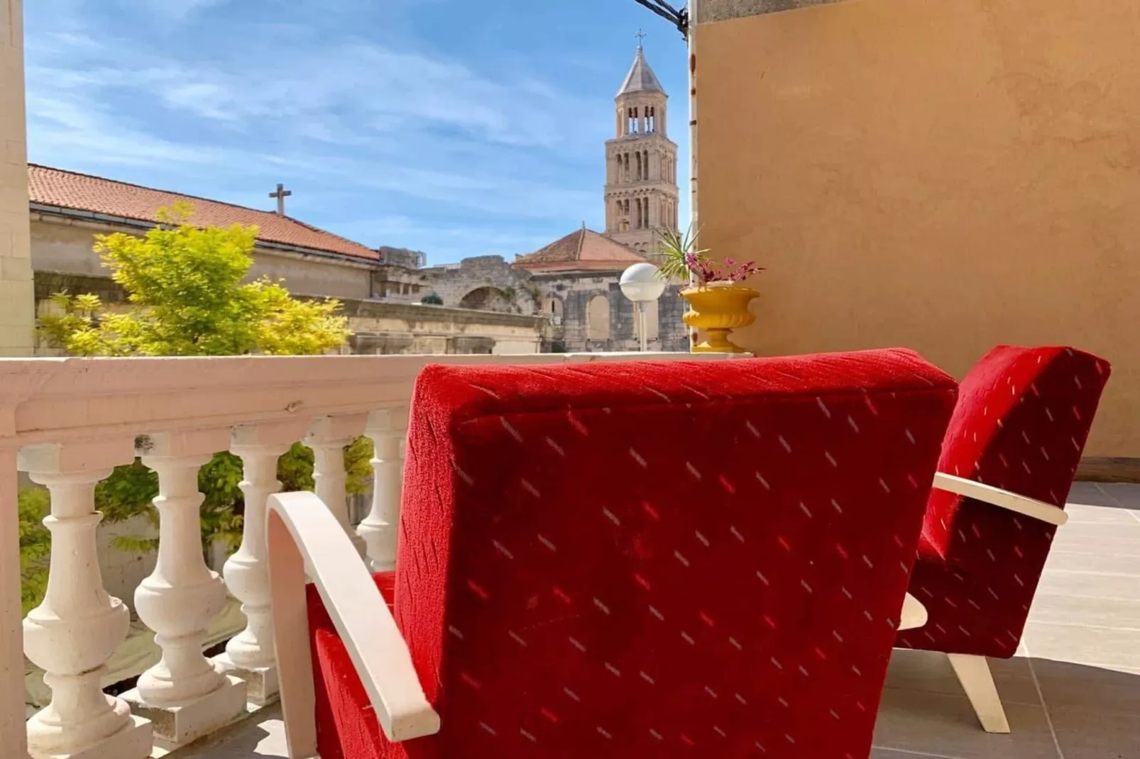 Silver Gate Rooms-Diocletian's Palace - Six-Bed Room - Uitzicht