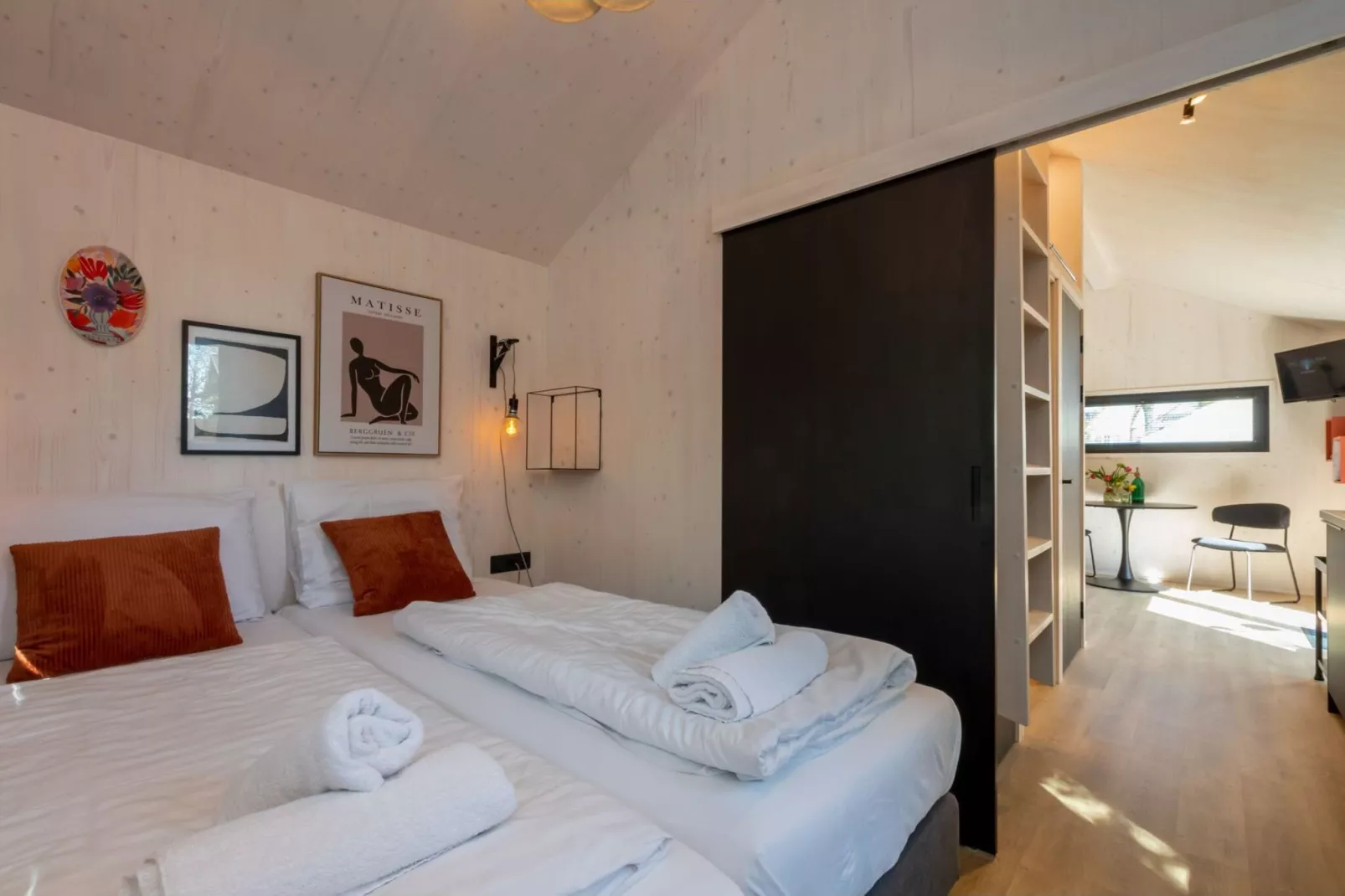 Tinyhouse La Mouette-Slaapkamer