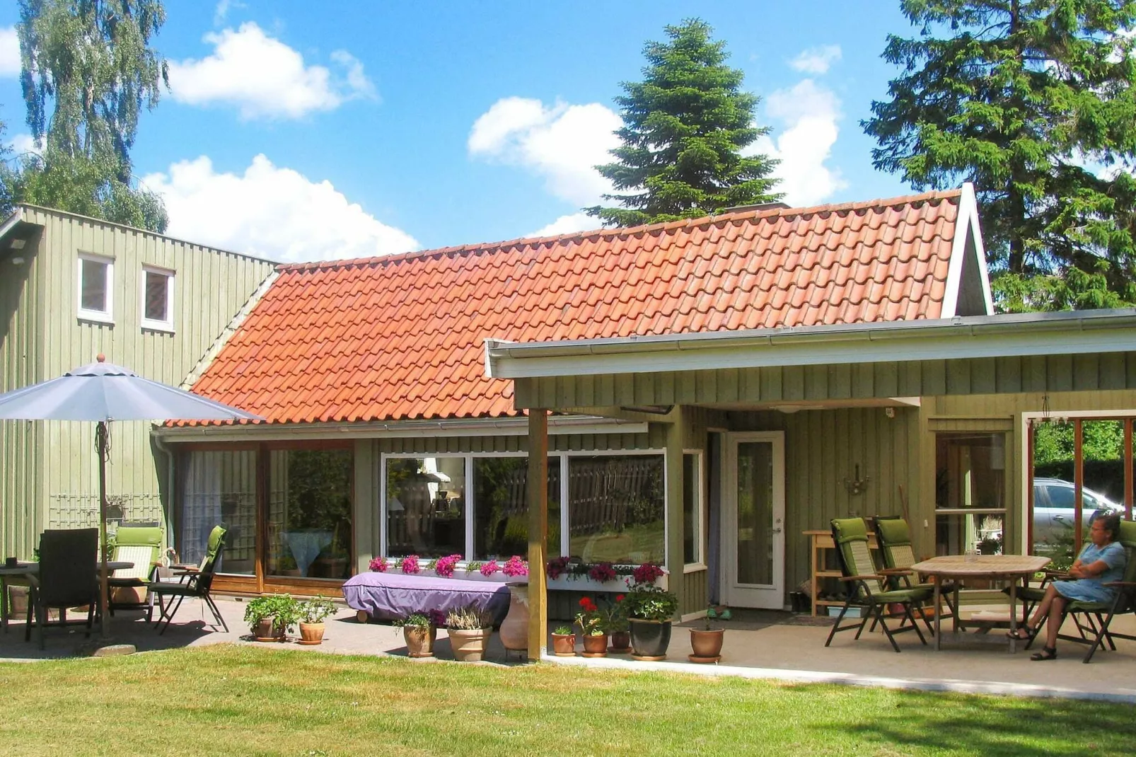 Comfortabel vakantiehuis in Væggerløse met groot terras