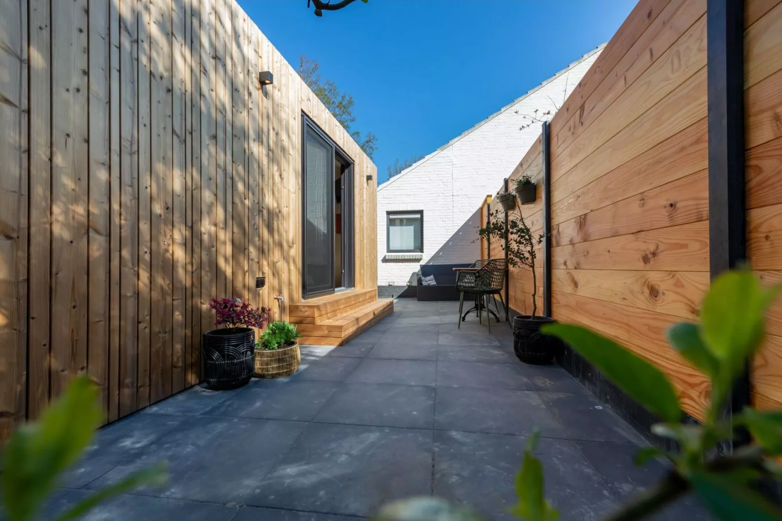 Tinyhouse La Mouette-Terrasbalkon