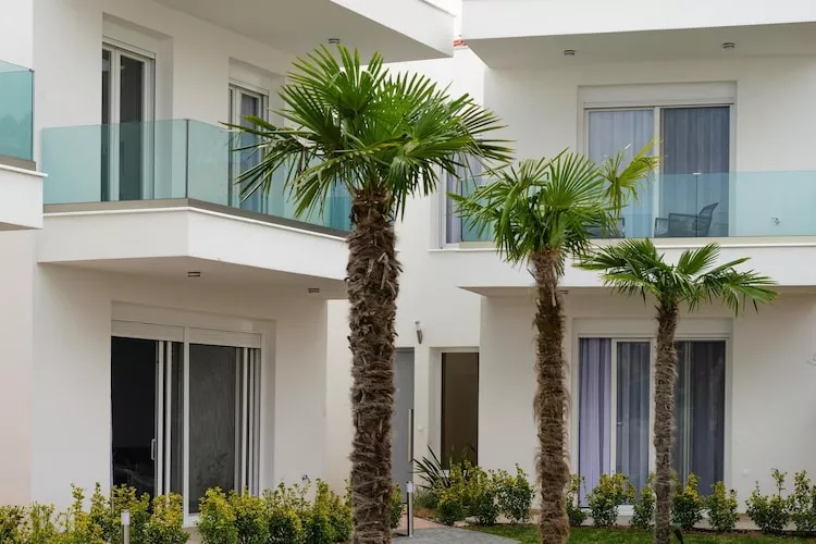 Acrotel Porto Brava Luxury Villas Ormos Panagias 3-bedroom villa 2 - 6 pax - Buitenkant zomer