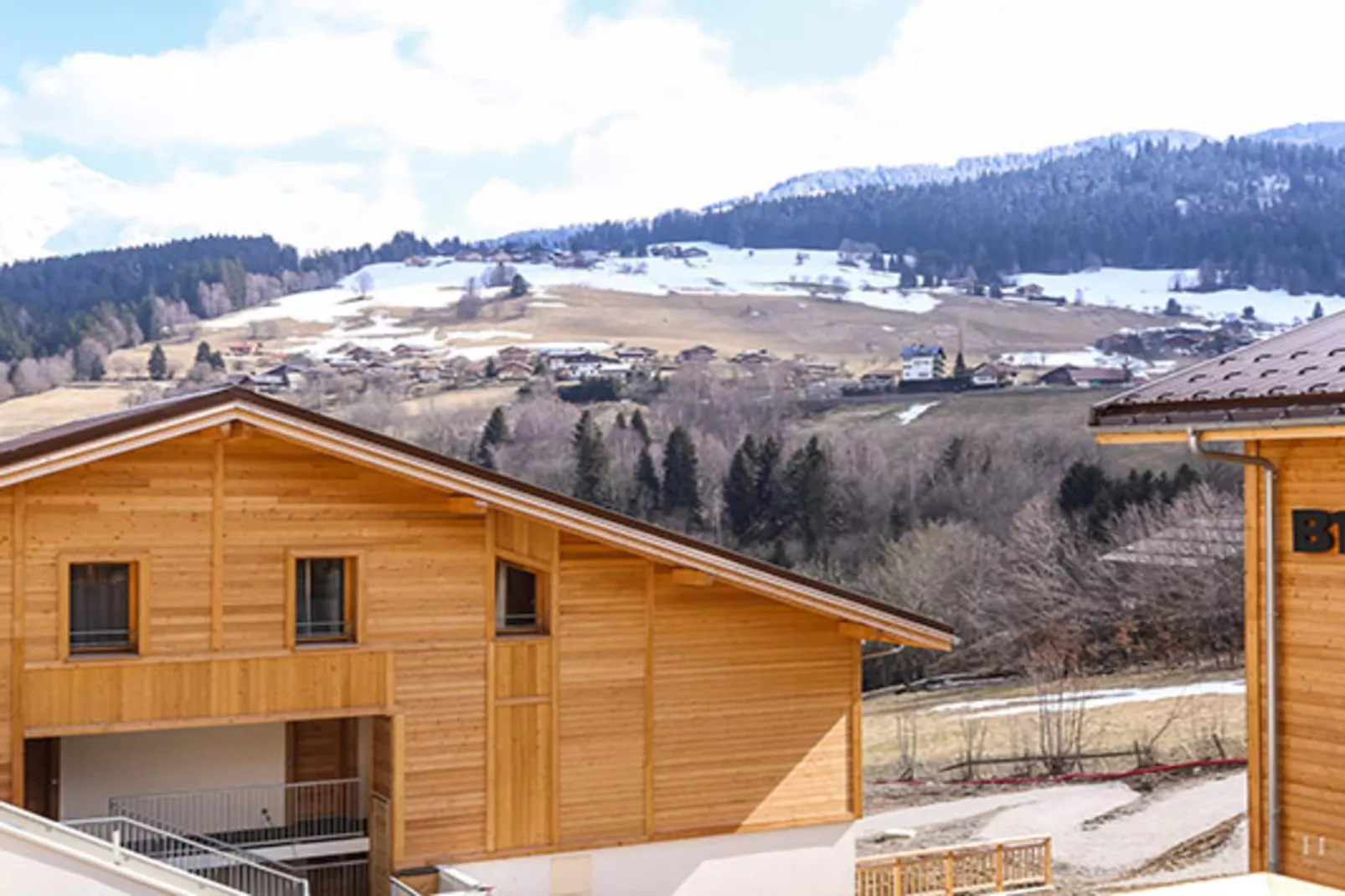 COMBLOUX Les Fermes du Mont Blanc - A36P - Uitzicht winter
