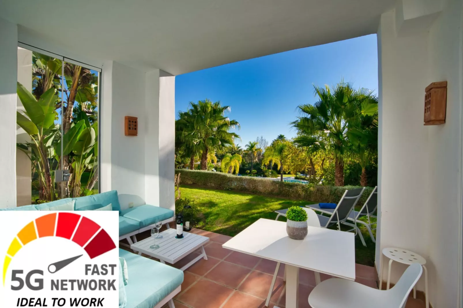 Stylish 2-Bed Apartment | Alcazaba Lagoon (303) - Terras