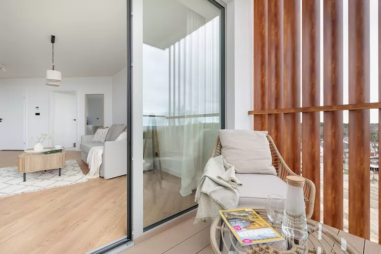 Apartament PINEA Grunwaldzka 82A-610 - Terrasbalkon