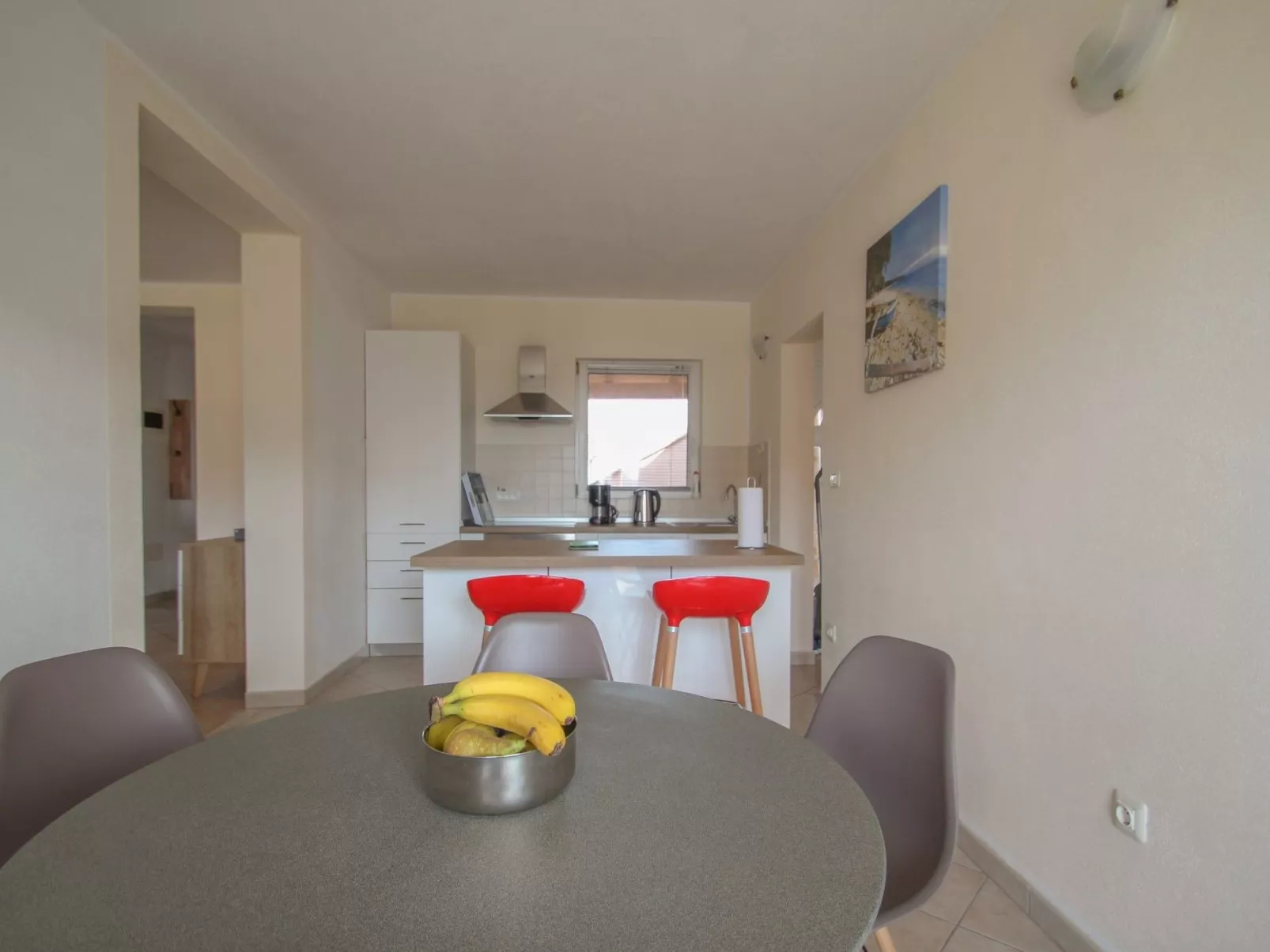 Mit Terrasse für 4 Personen - Binnen