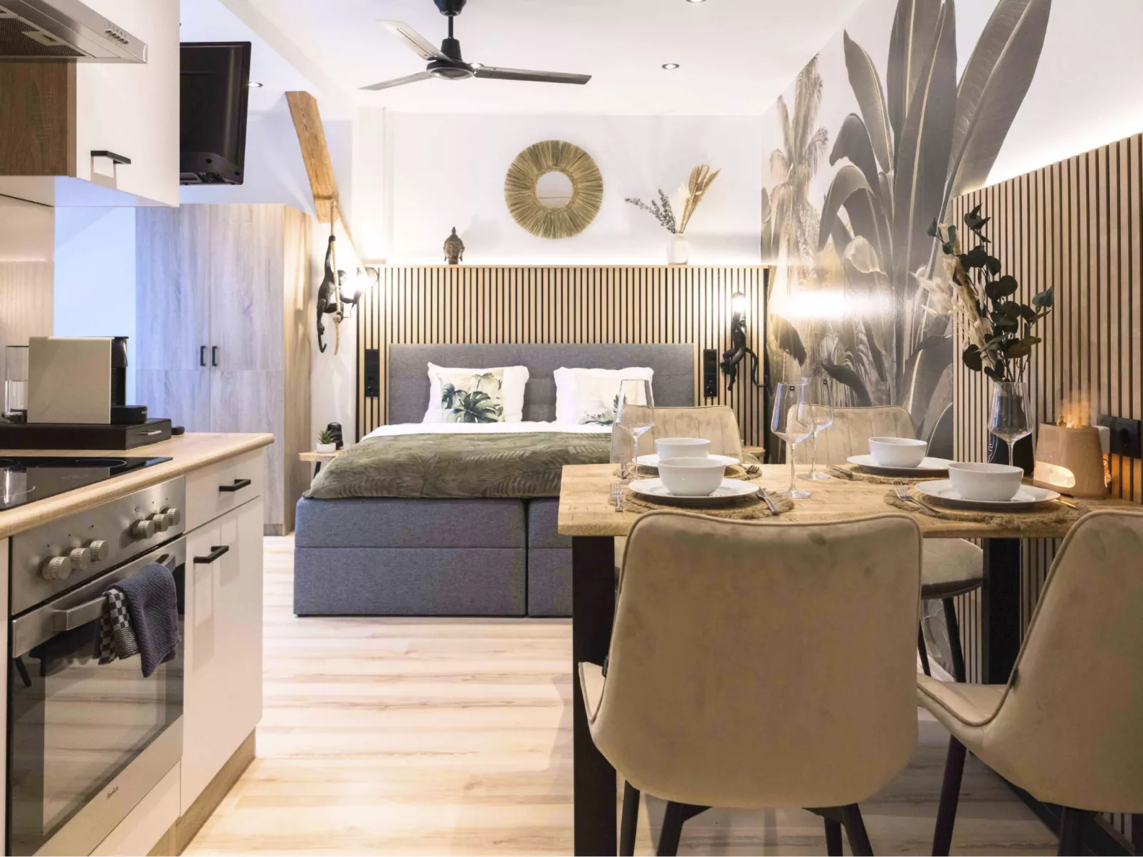 Apartment, Küche, Parkplatz, digitaler Check-in - Binnen