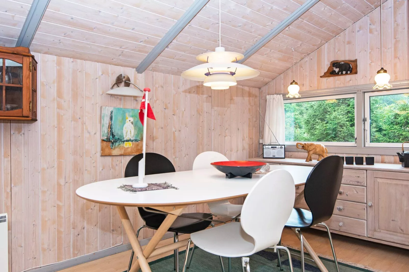 Knus vakantiehuis in Ebeltoft met open keuken-Binnen