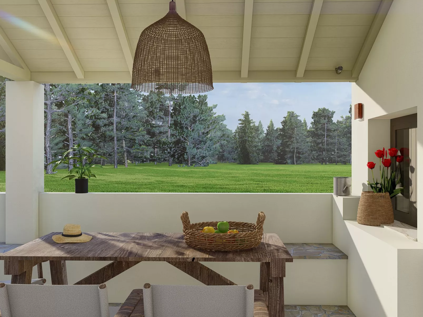 Villa Pine Trees bei Kardous, Skopelos Privater Pool - Buiten