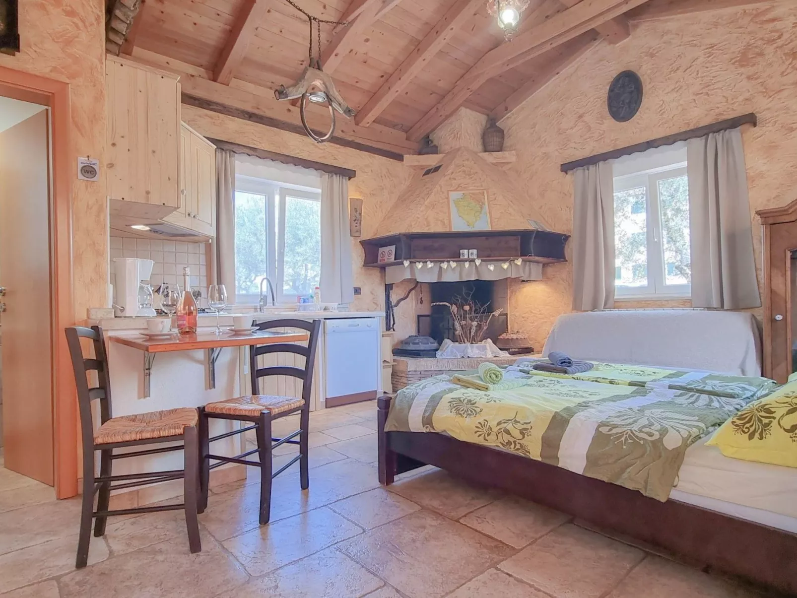 Wohnung "Barbara" mit Terrasse - Binnen