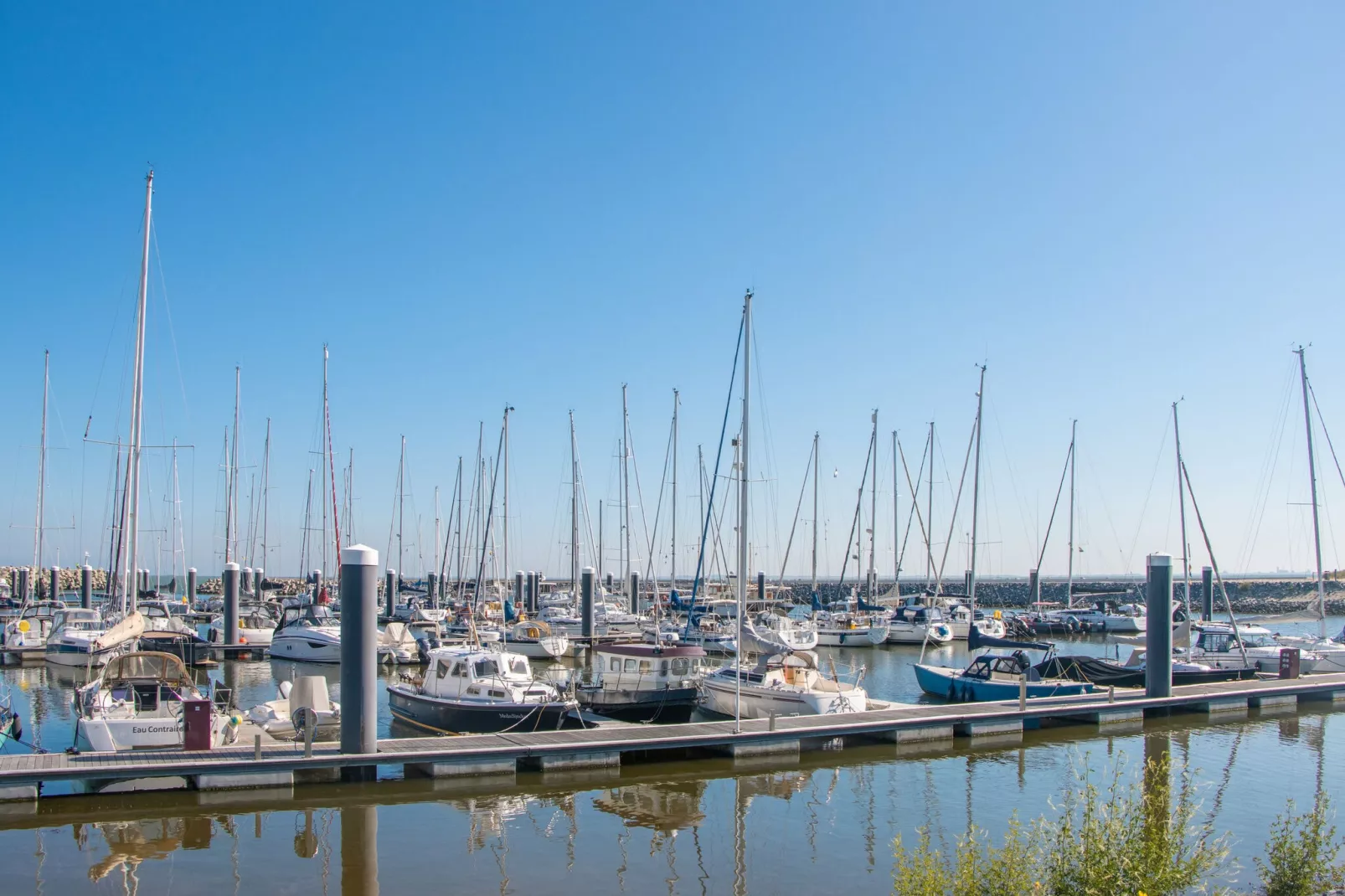 Resort Cadzand 1-Gebieden zomer 1km