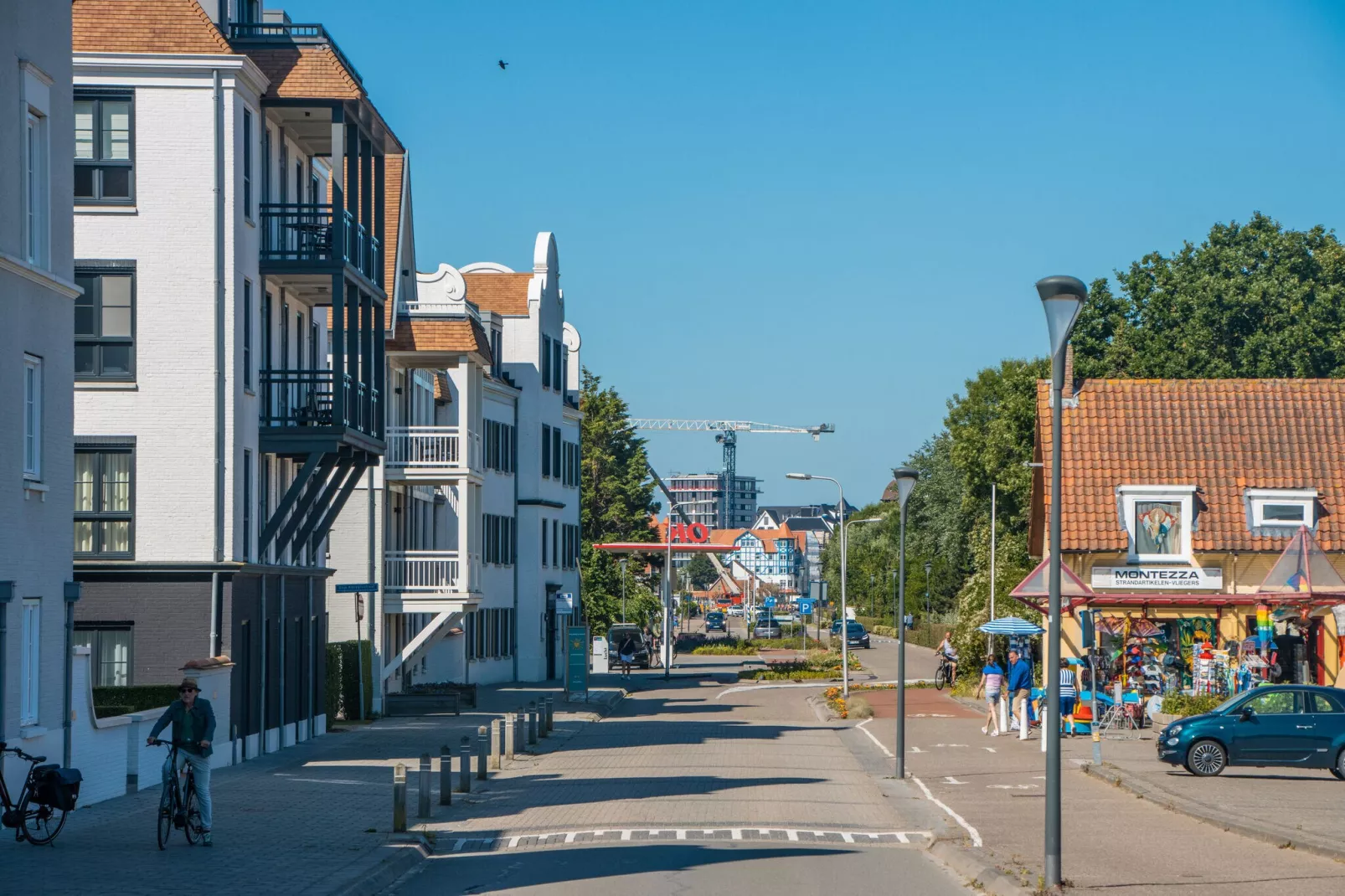 Resort Cadzand 1-Gebieden zomer 1km