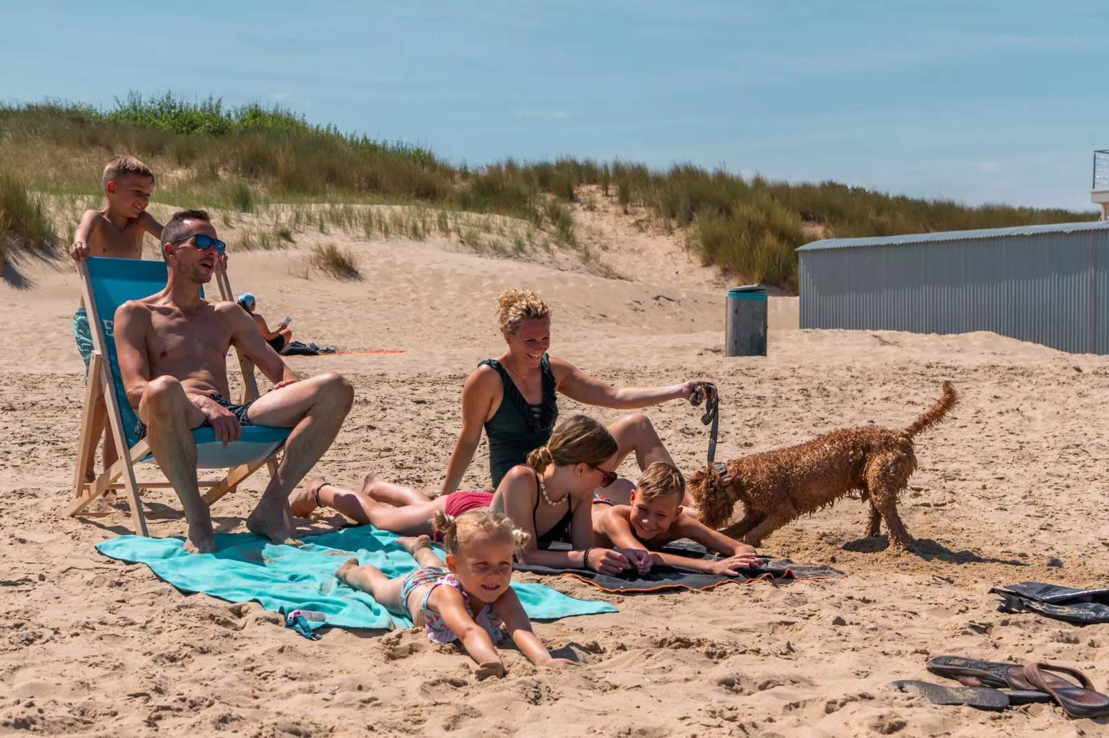 Resort Cadzand 1-Gebieden zomer 1km