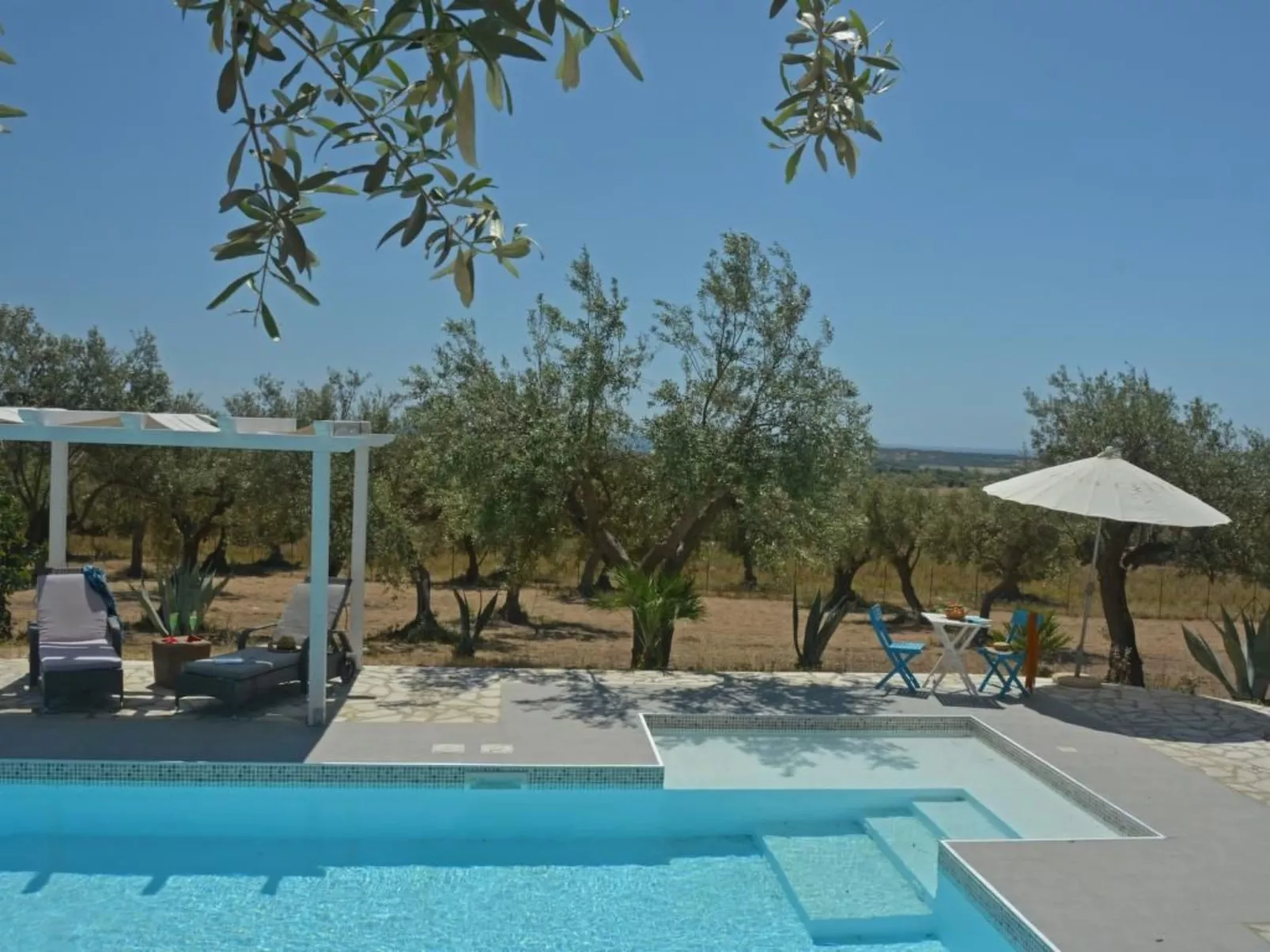 Moderne Ferienvilla bei Noto mit Meerblick und privatem Pool - Buiten