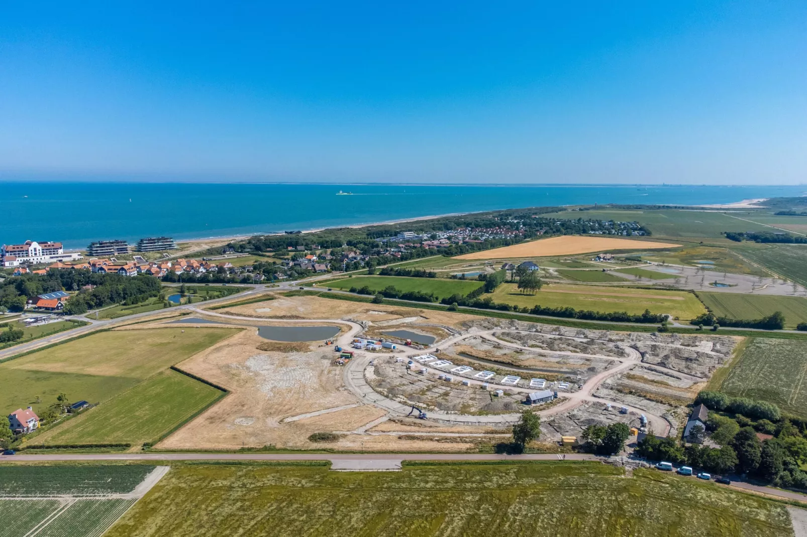 Resort Cadzand 2-Gebieden zomer 1km