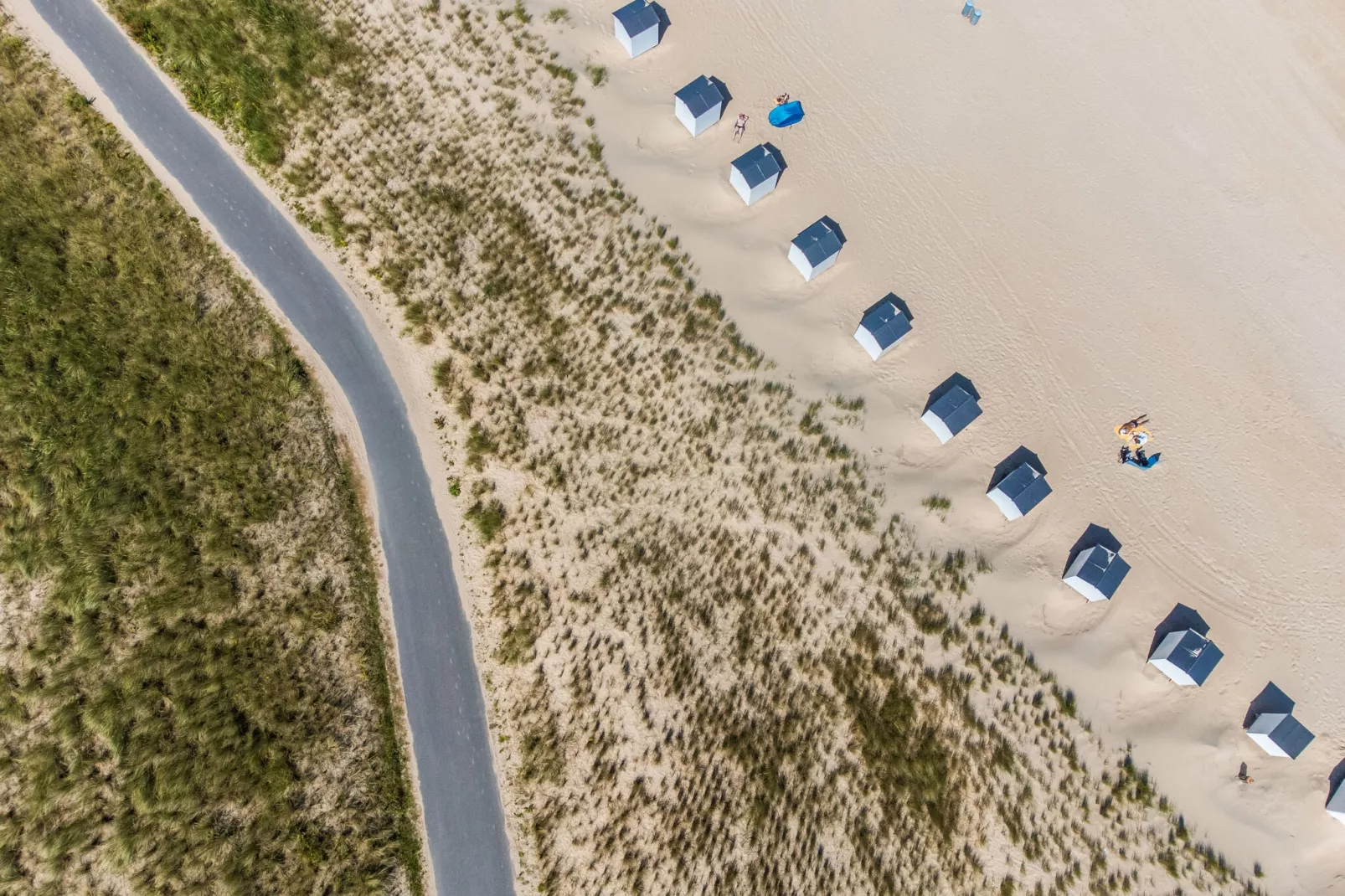 Resort Cadzand 4-Gebieden zomer 1km