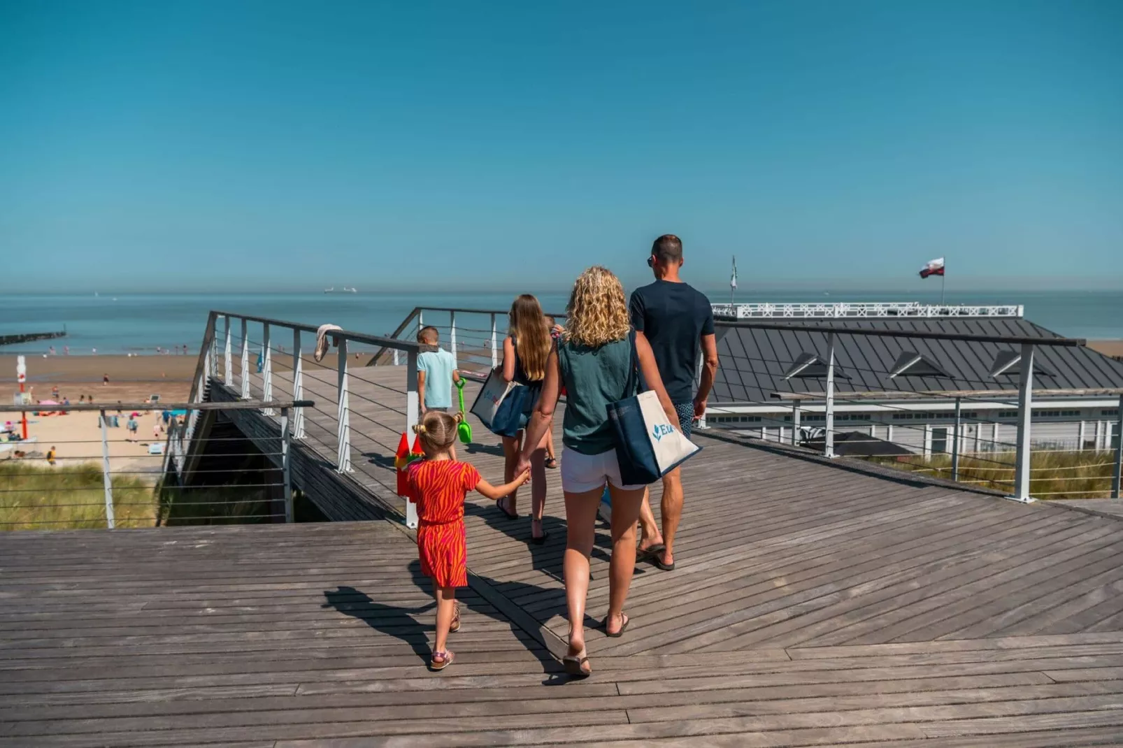 Resort Cadzand 4-Gebieden zomer 1km