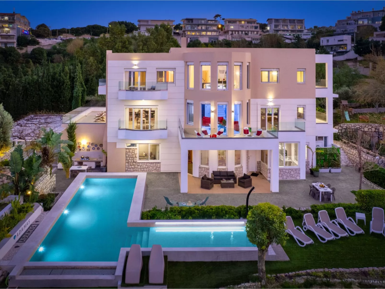 "Adamas Villa Rhodos" - Buiten