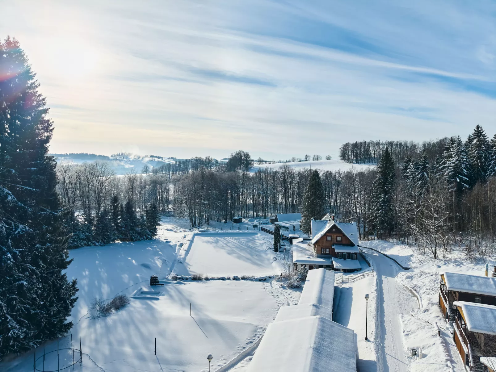 Lesní plovárna - Buiten