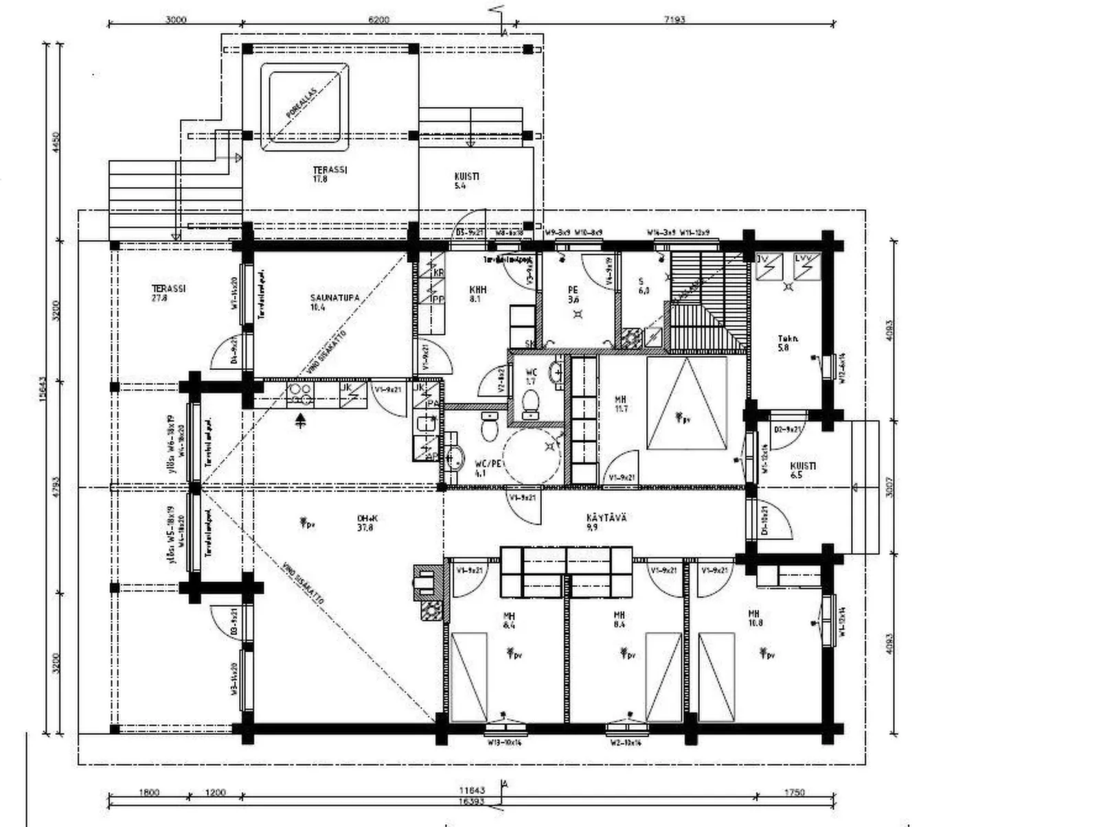 Villa saunaniemi ii - Binnen