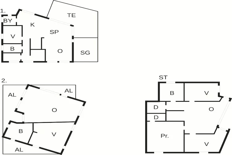 5 sterren vakantie huis in Vesterøy - Plattegrond