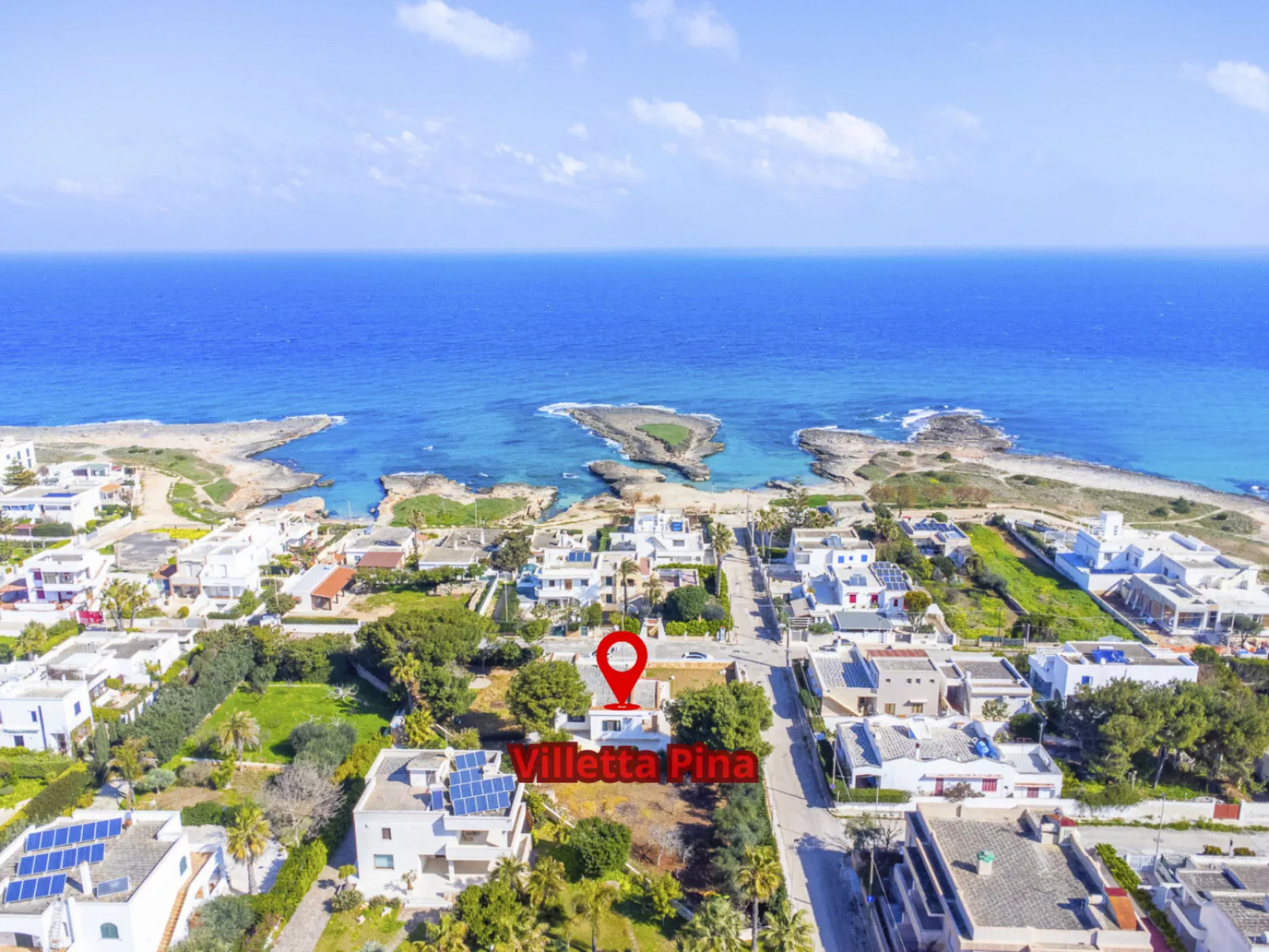 Villetta Pina 50 m vom Sandstrand und Parkplatz entfernt