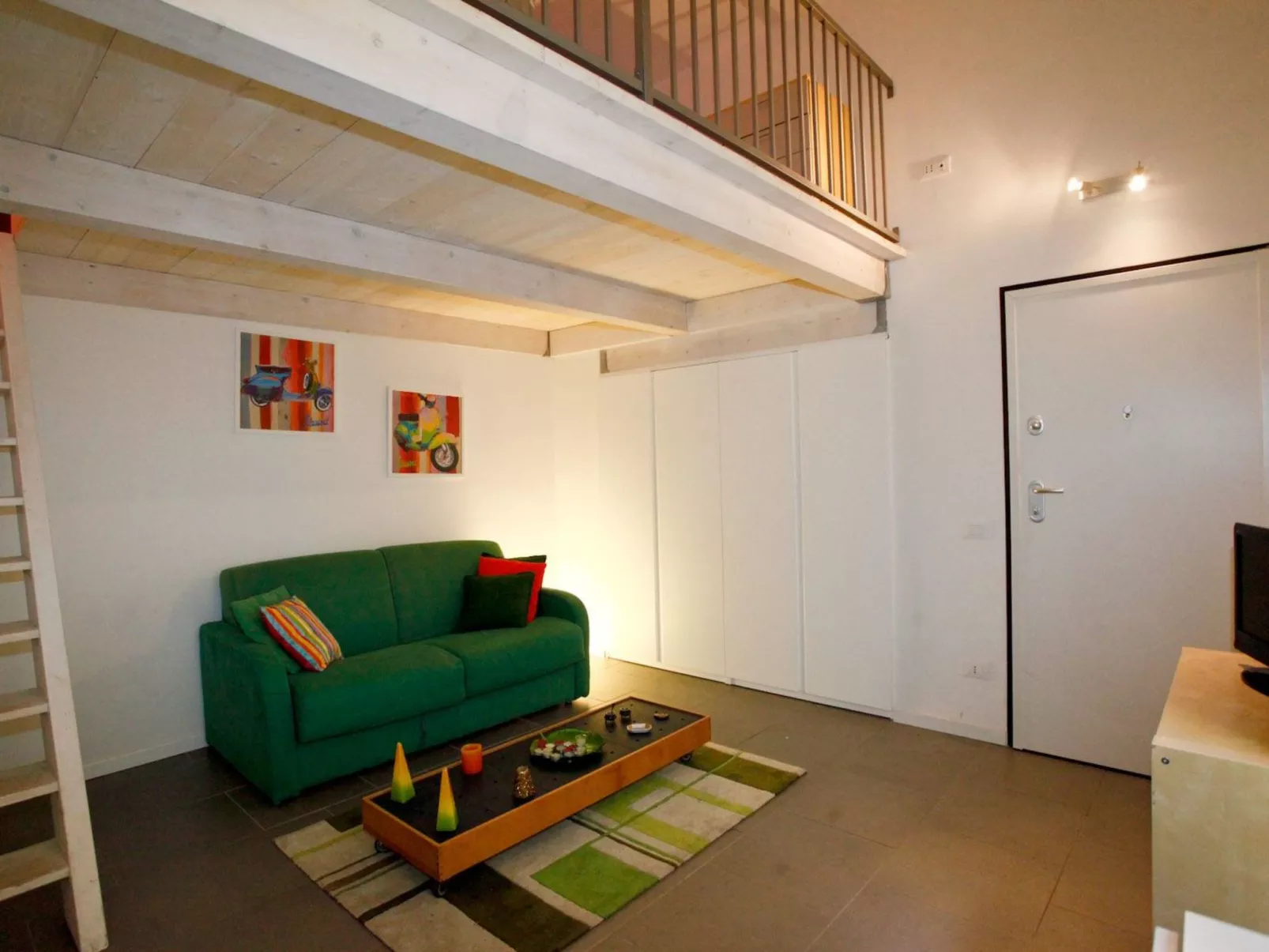 Helles Maisonettezimmer in Rom