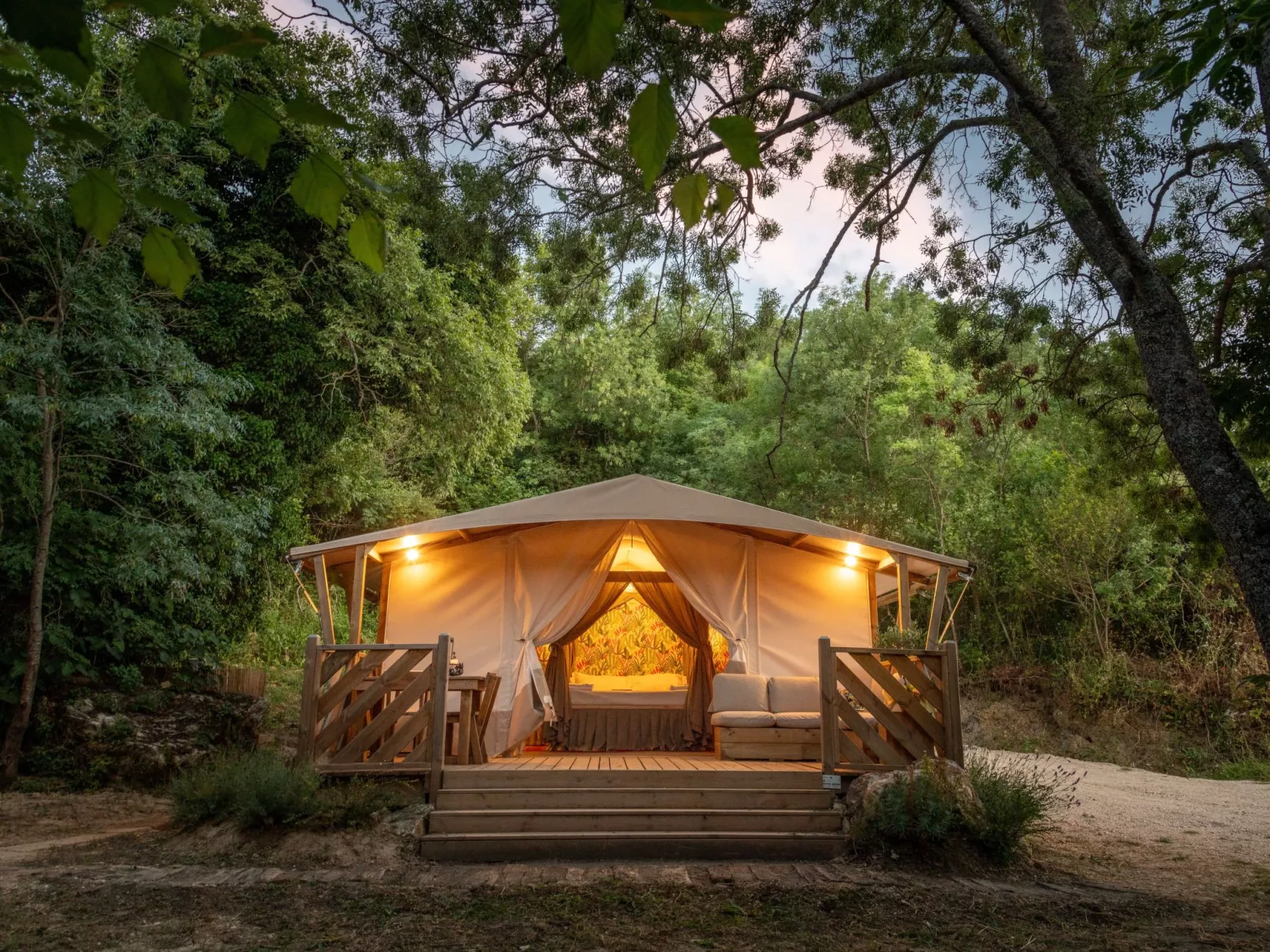 Glamping La Tenda di Lorenzo mit privatem Pool
