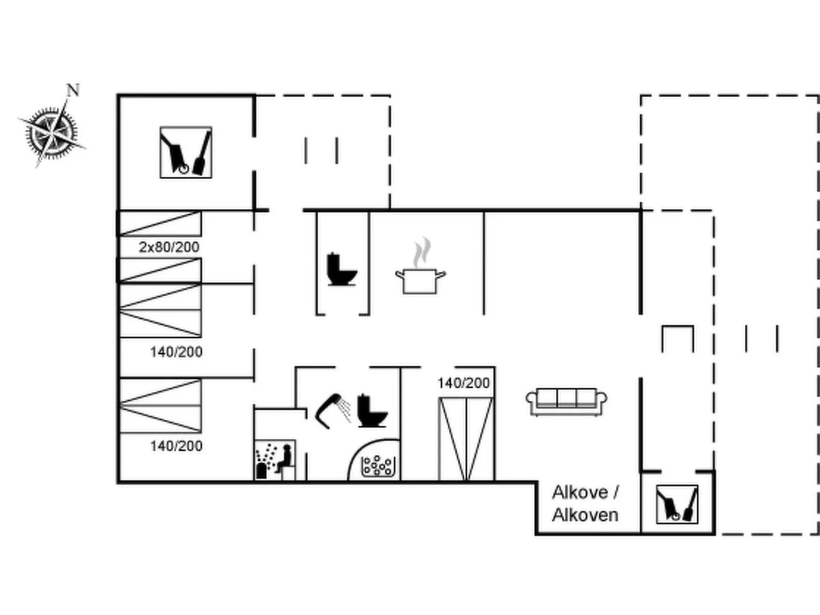 "Alvi" - 400m to the fjord