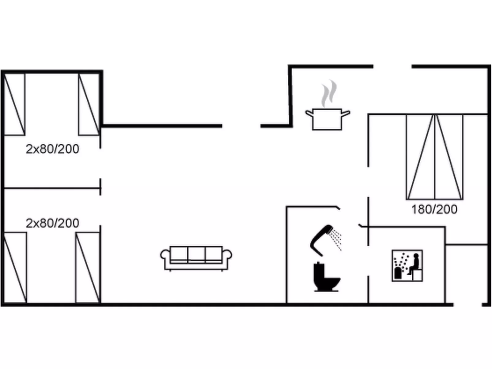 "Ingebore" - 350m from the sea