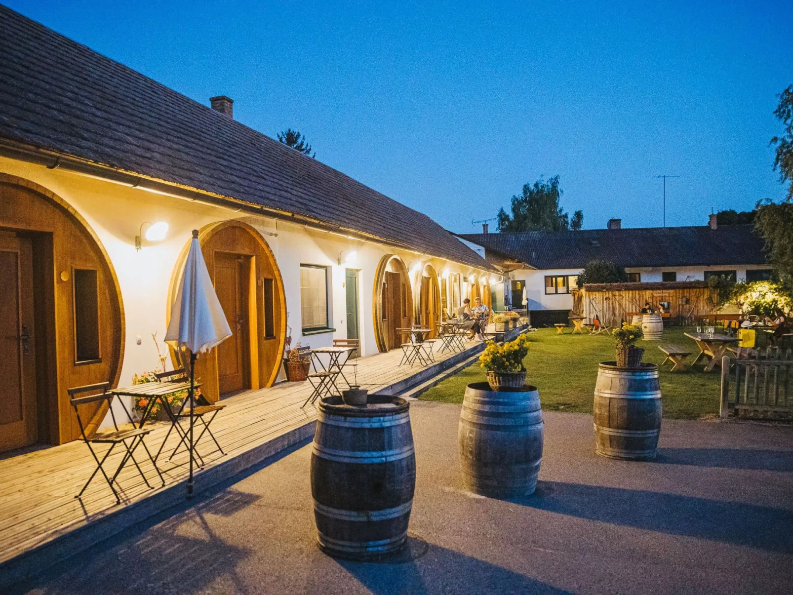 Weinfass-Suite für 2 in Grub an der March