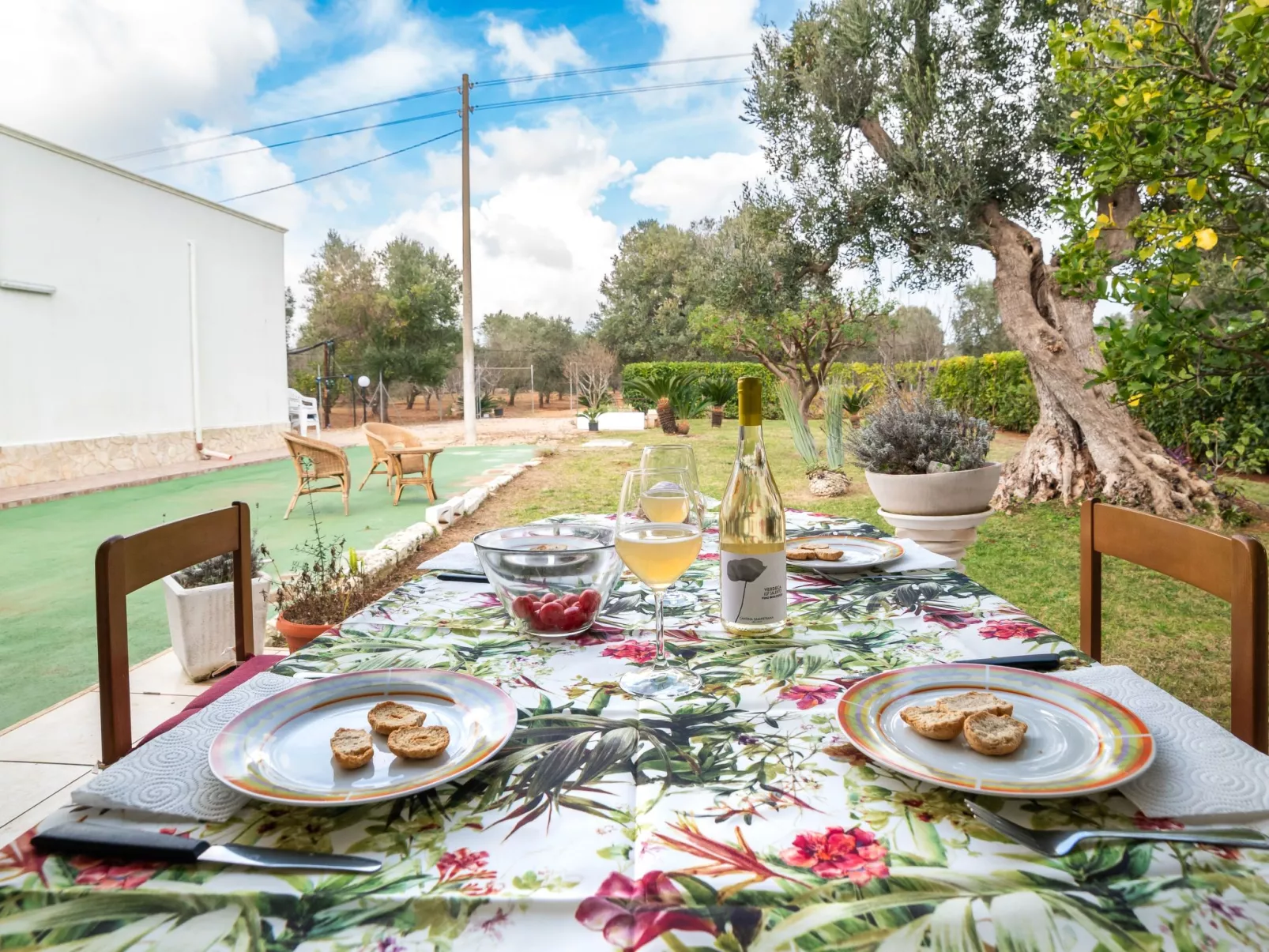 Paolos Trullo im Herzen der Landschaft