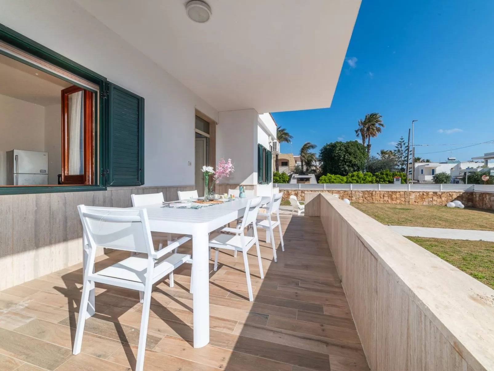 Villetta Pina 50 m vom Sandstrand und Parkplatz entfernt