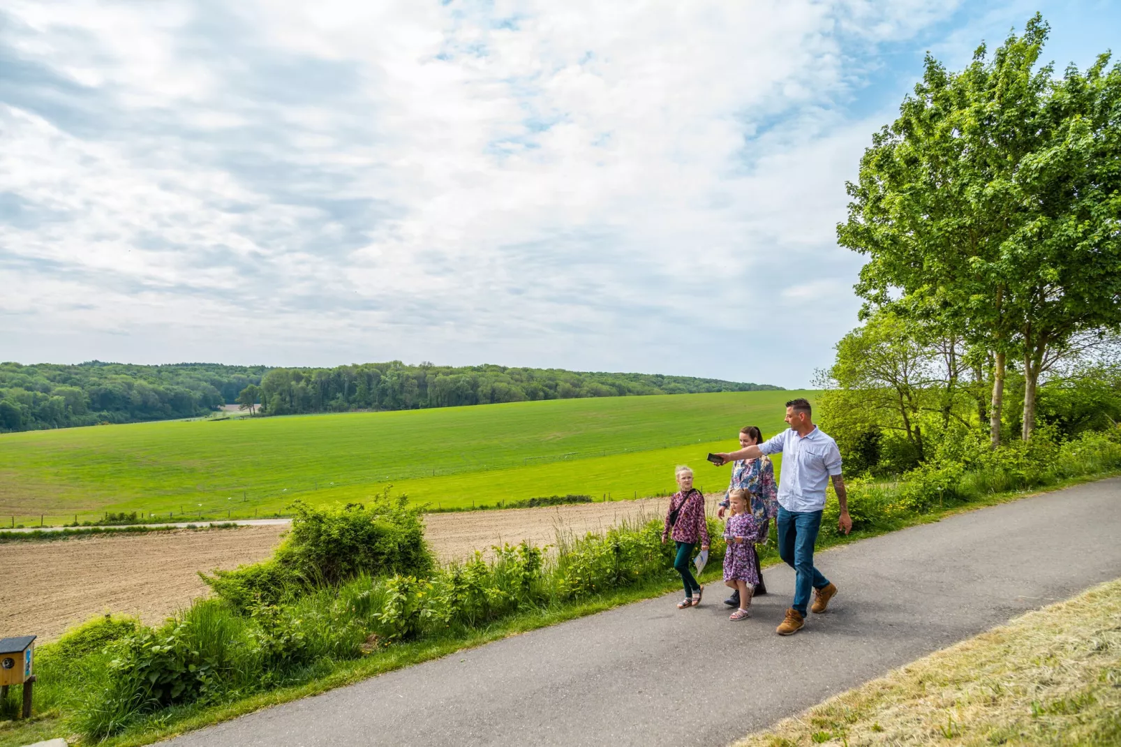 Resort Gulperberg 4-Gebieden zomer 1km