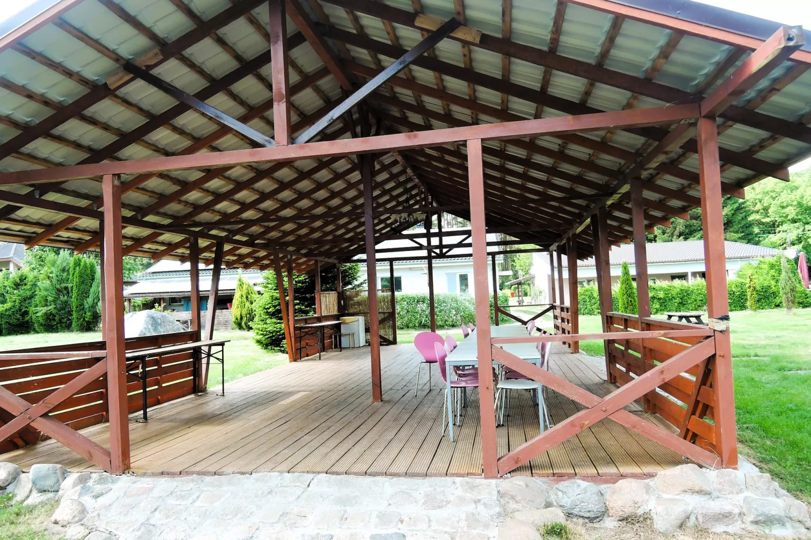 Holiday home in Szczecin for 4 persons at the lake - Tuinen zomer