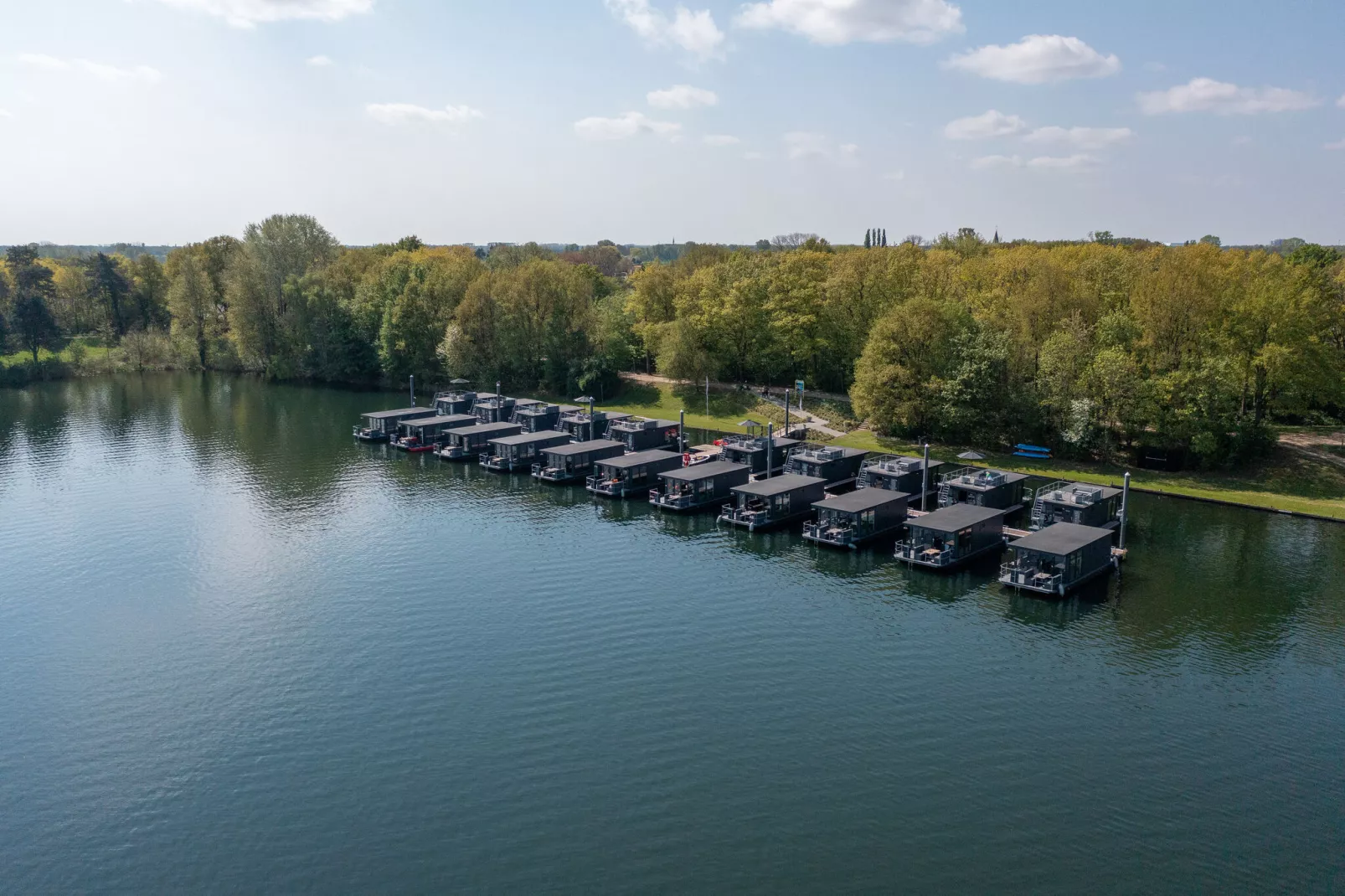 Houseboat Marina Mookerplas 1-Gebieden zomer 1km