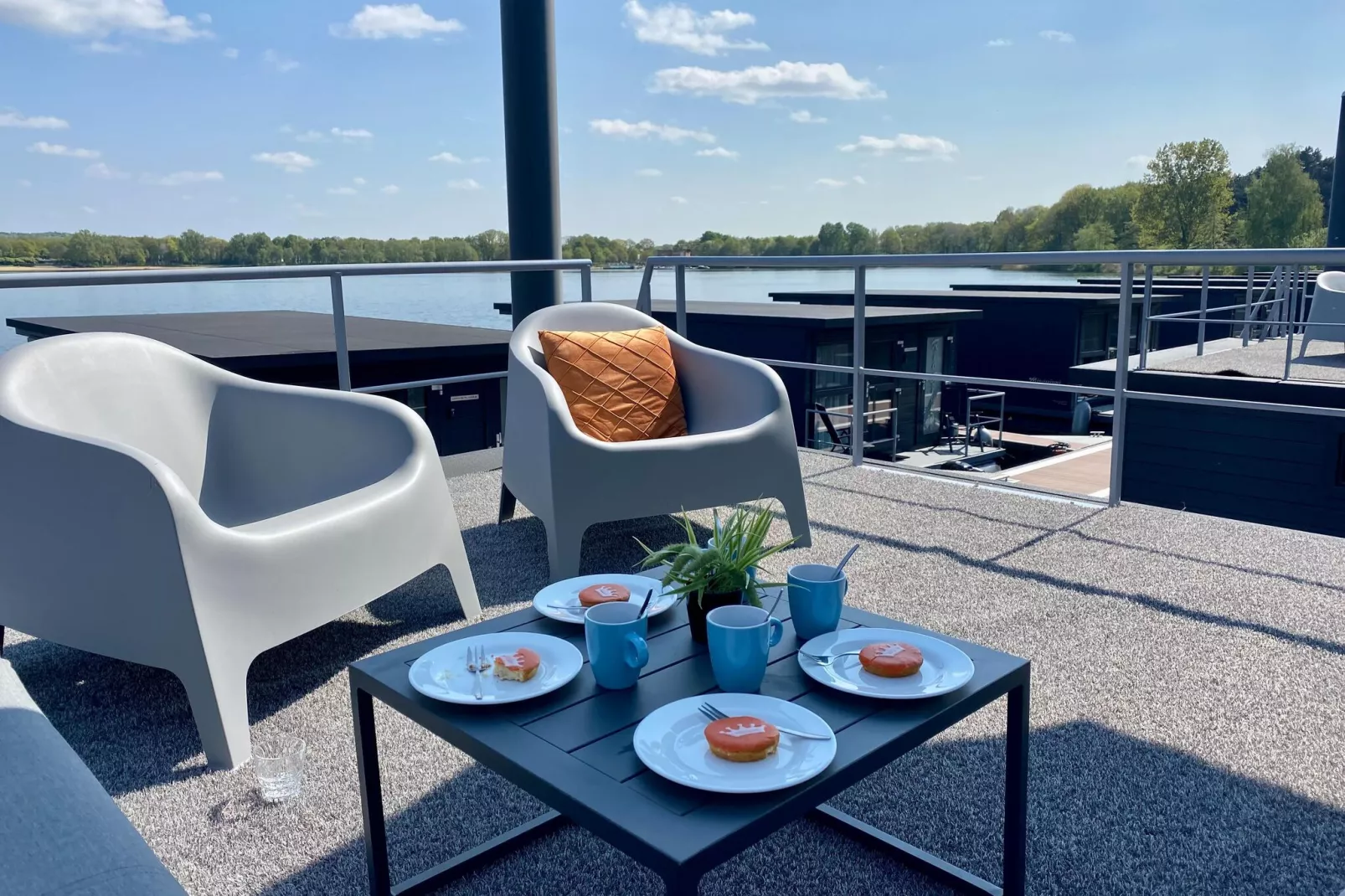 Houseboat Marina Mookerplas 2-Terrasbalkon