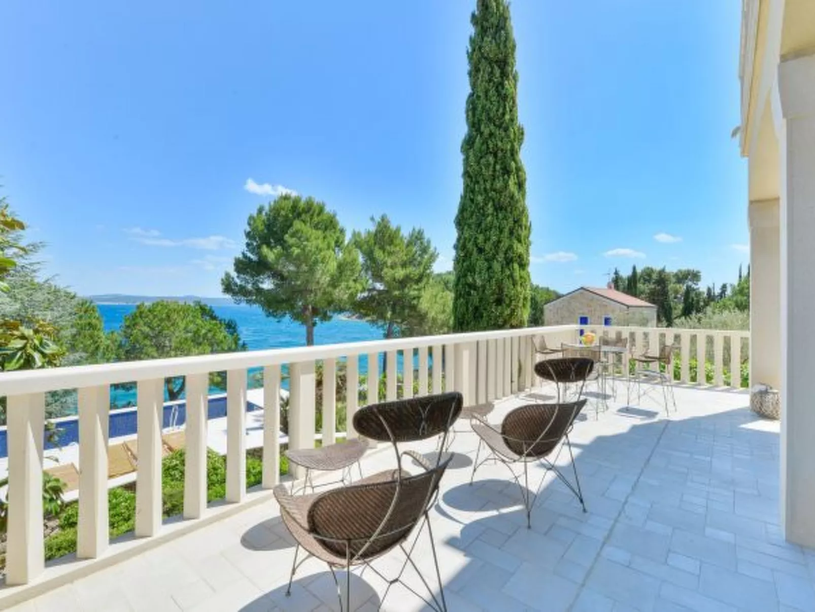 Beachfront Villa Mediterranea with pool