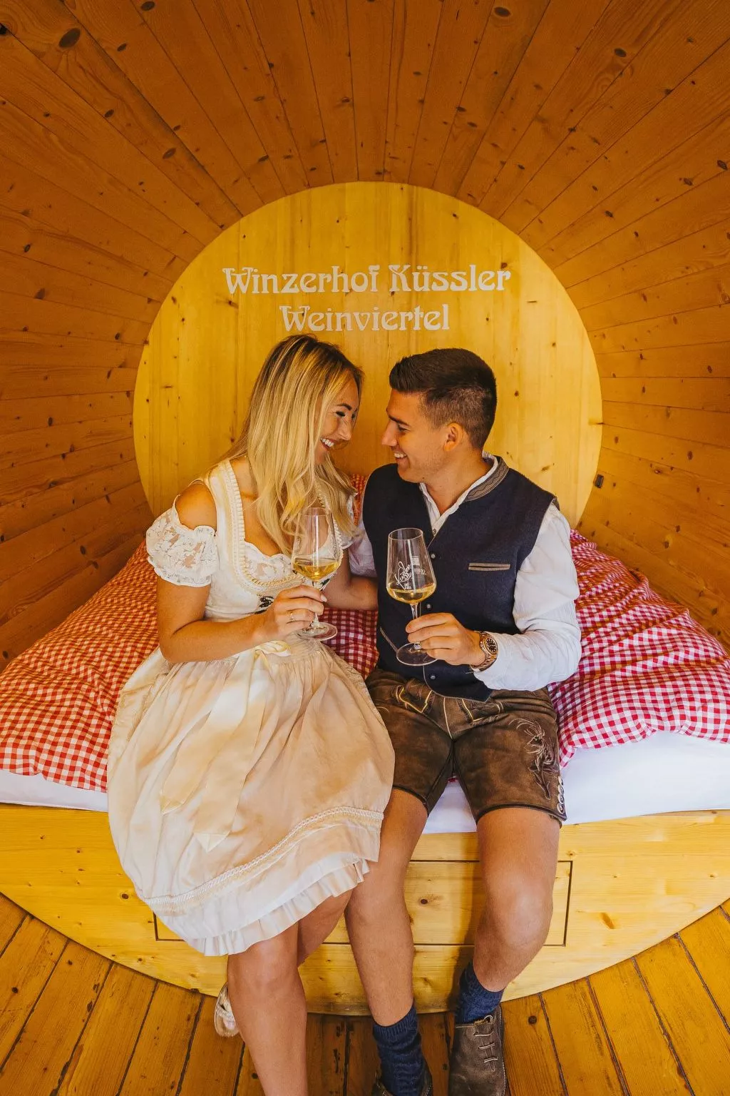 Weinfass-Suite für 2 in Grub an der March