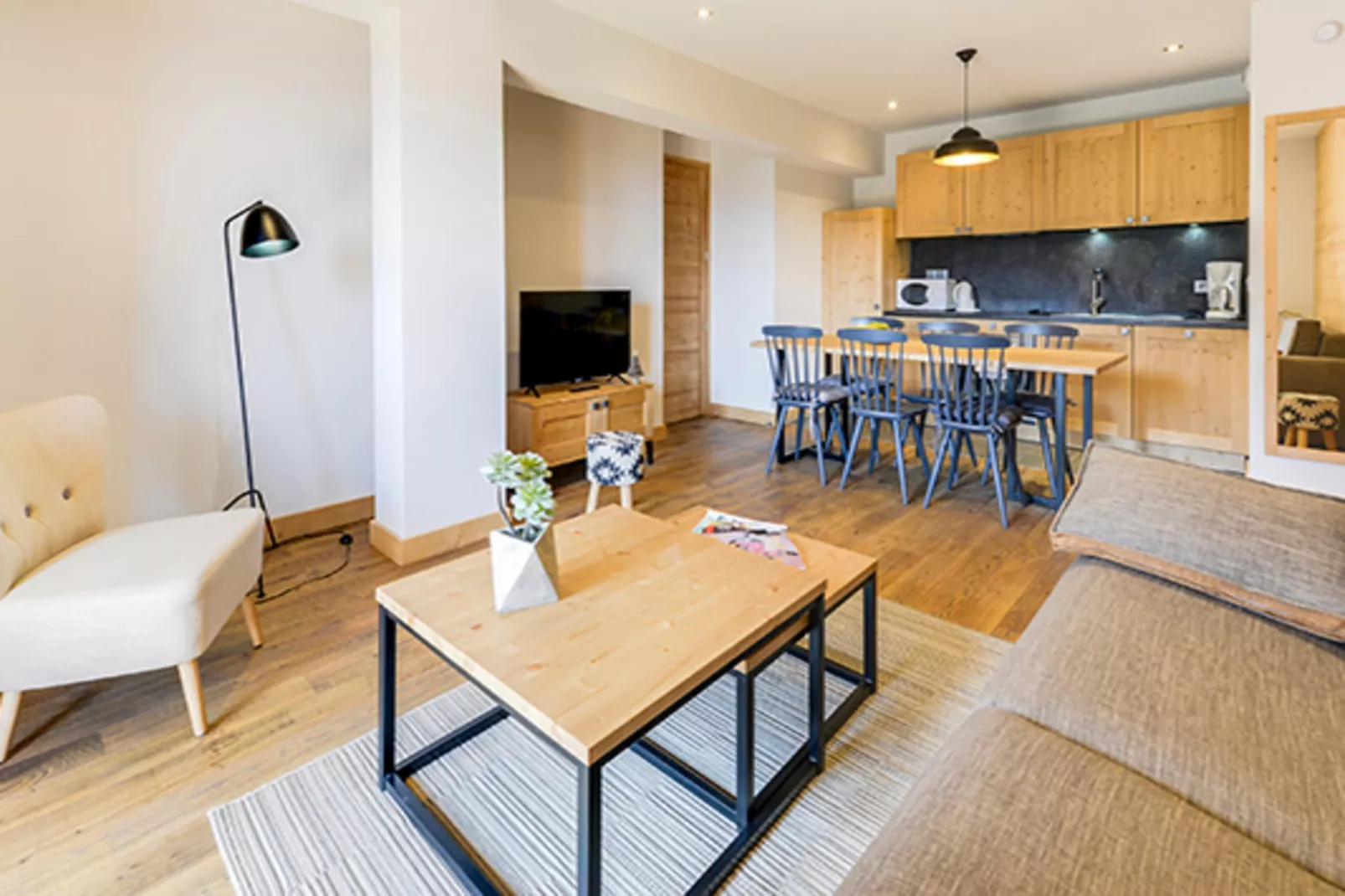 COMBLOUX Les Fermes du Mont Blanc-A48S - Woonkamer