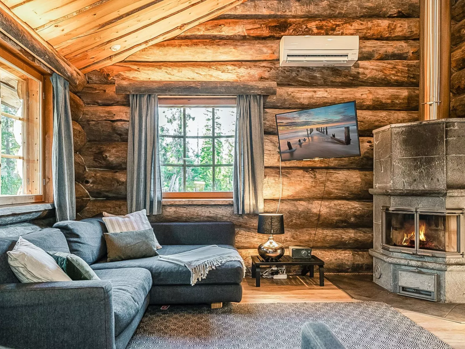 Rukan pilvimaja - Binnen