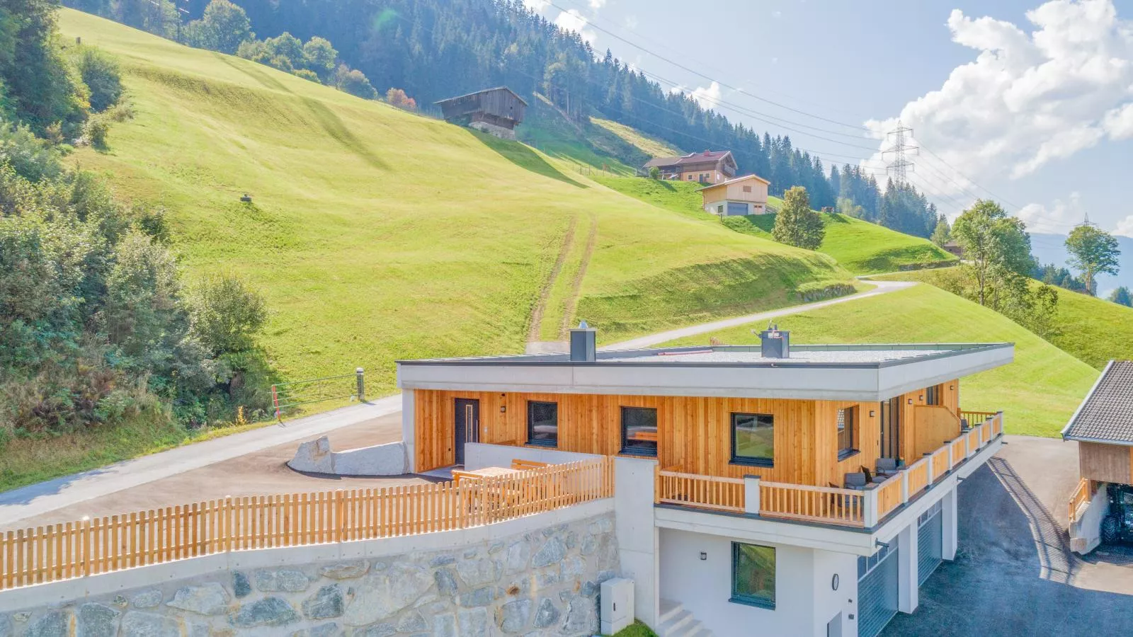 Blick ins Salzachtal-Buitenkant zomer