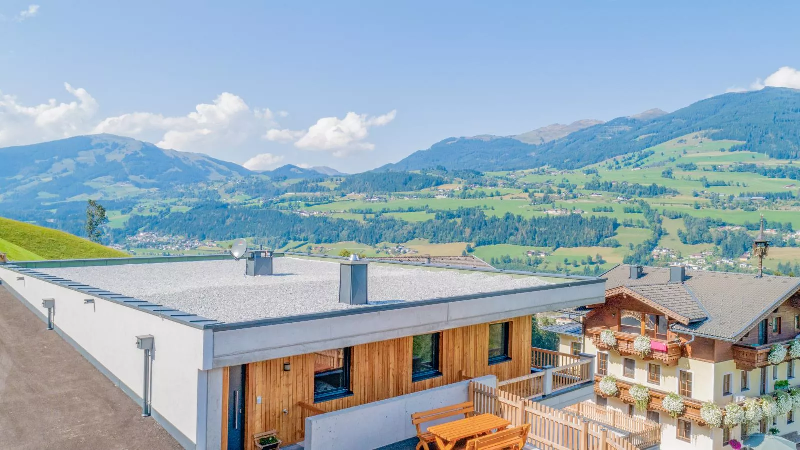 Blick ins Salzachtal-Buitenkant zomer