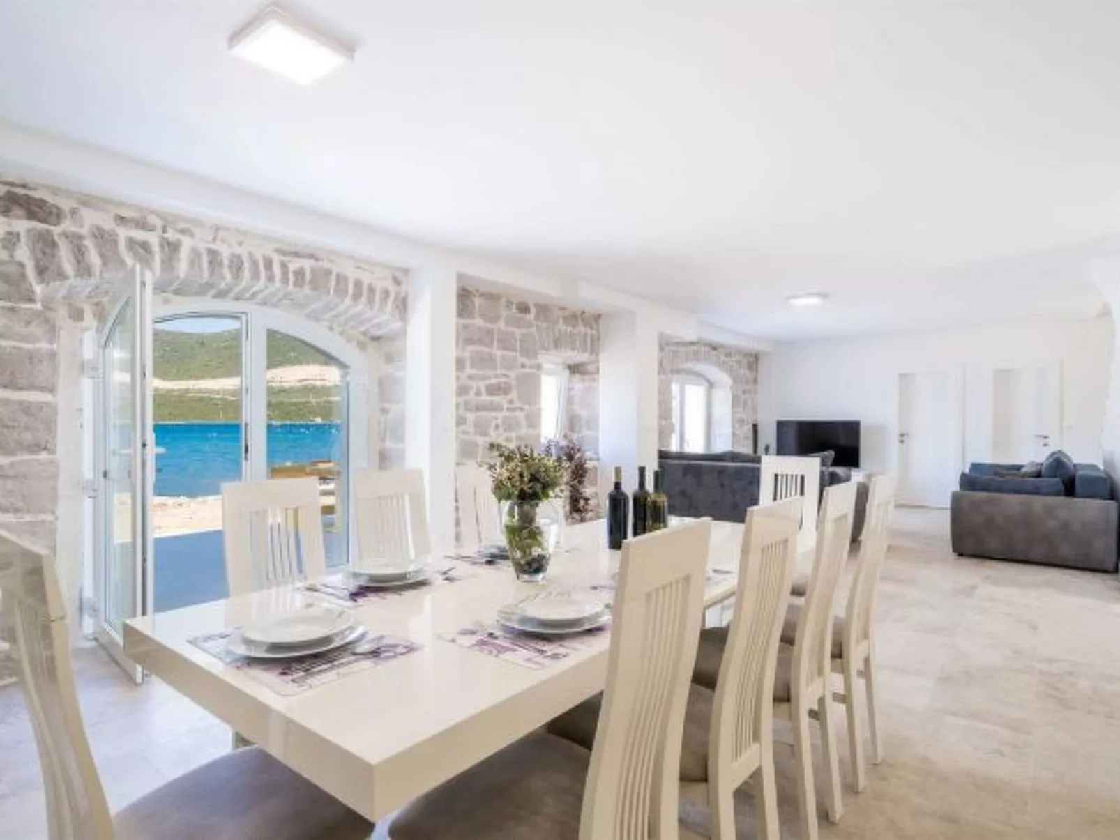 Beachfront Villa Olive Mill with pool - Image-tags.info