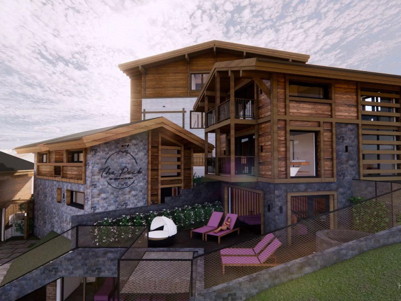 Chalet Black Stone - Buiten