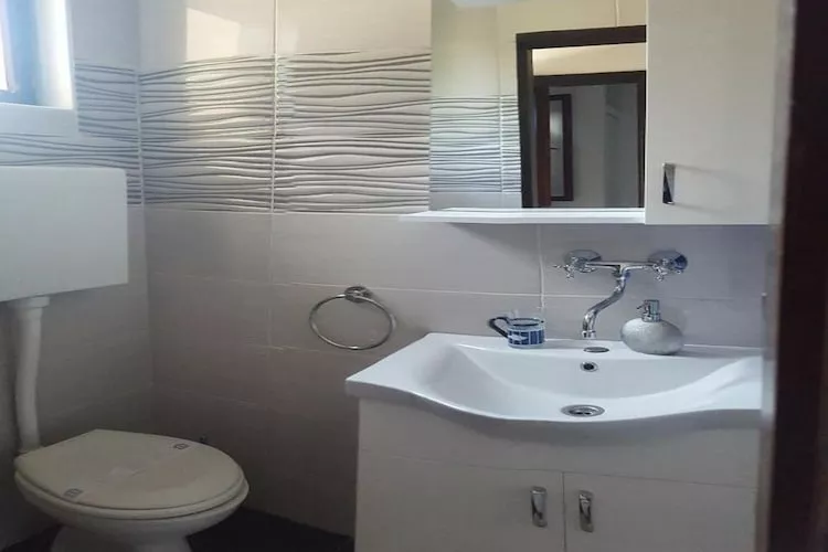 Apartments Katarina -Two Bedroom Apartment with Balcony and Sea View (A4) - Badkamer